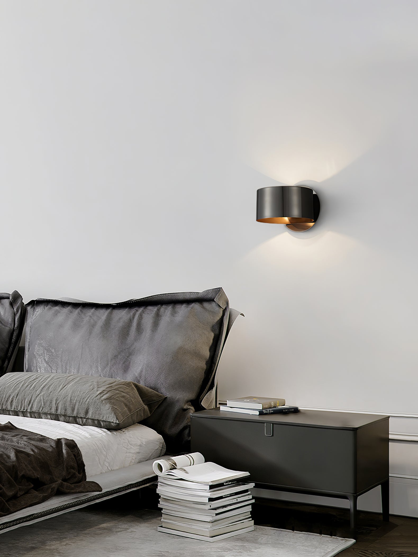 Brass Drum Wall Lamp - Lumpaz