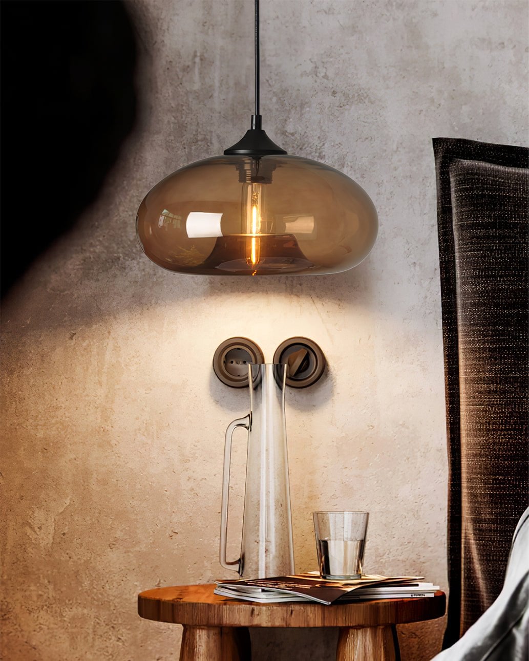 Bella Glass Pendant Lamp - Lumpaz