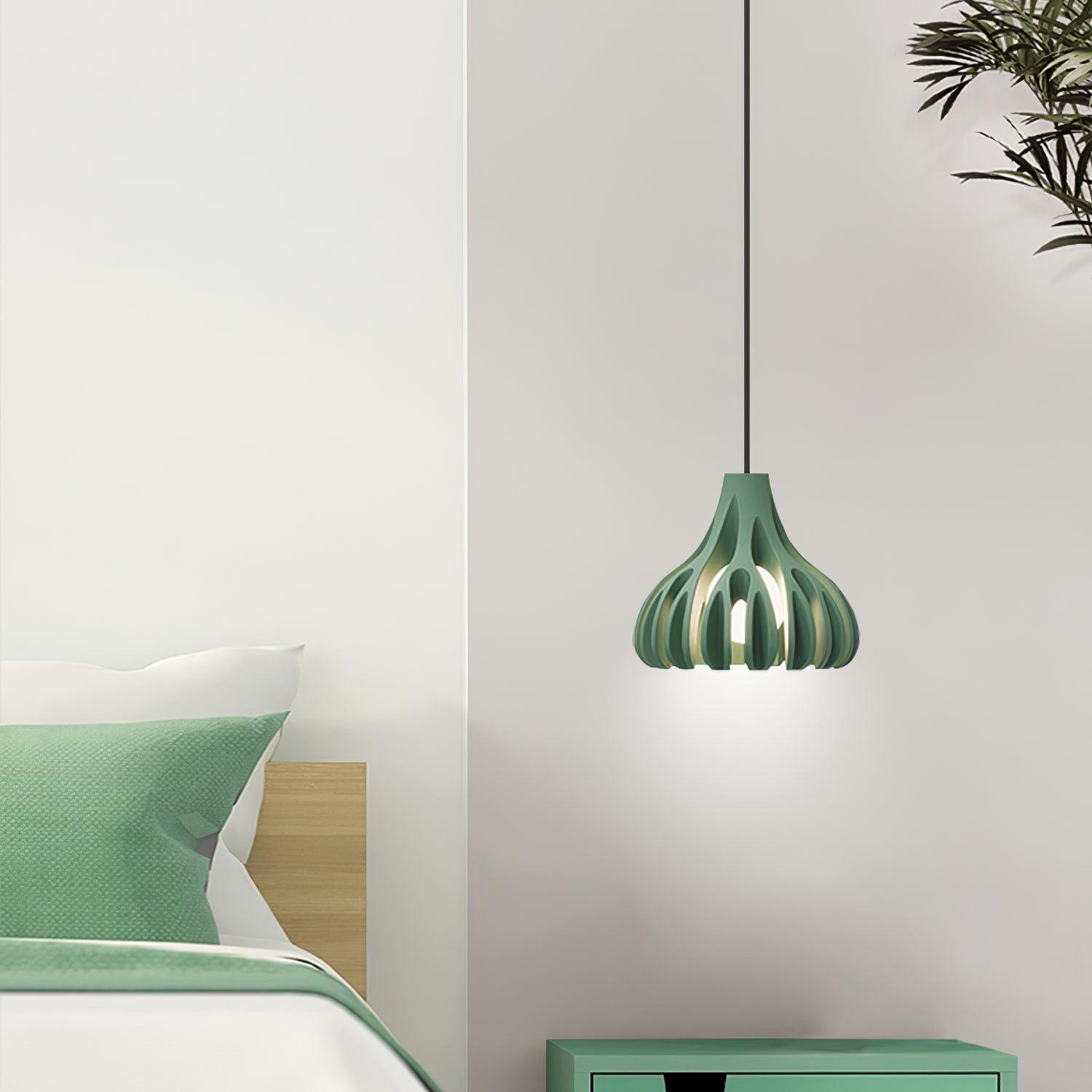 Coral Resin Pendant Lamp - Lumpaz