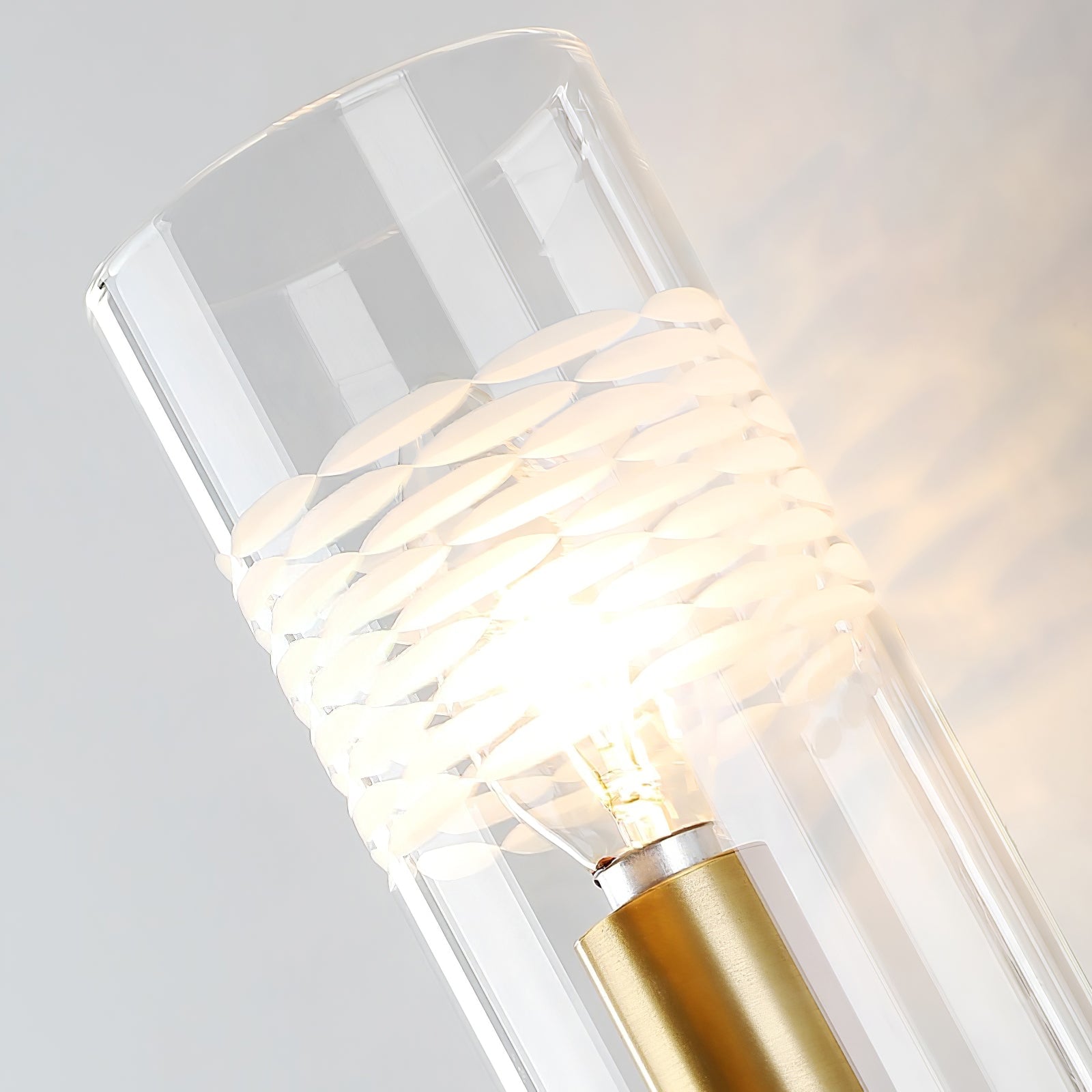 Glass Candlestick Wall Lamp - Lumpaz