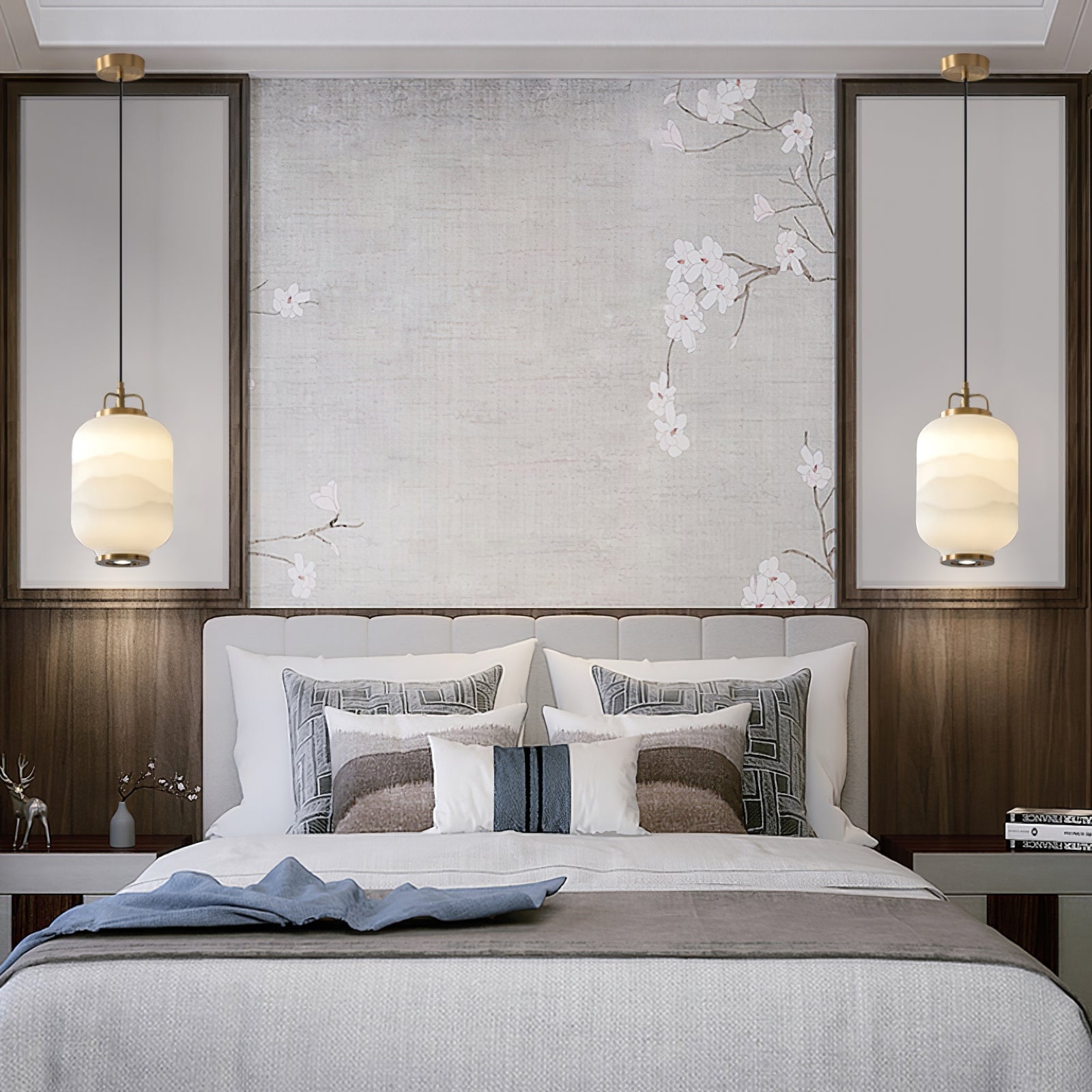 Ezio Tall Mini Glass Pendant Lamp - Lumpaz