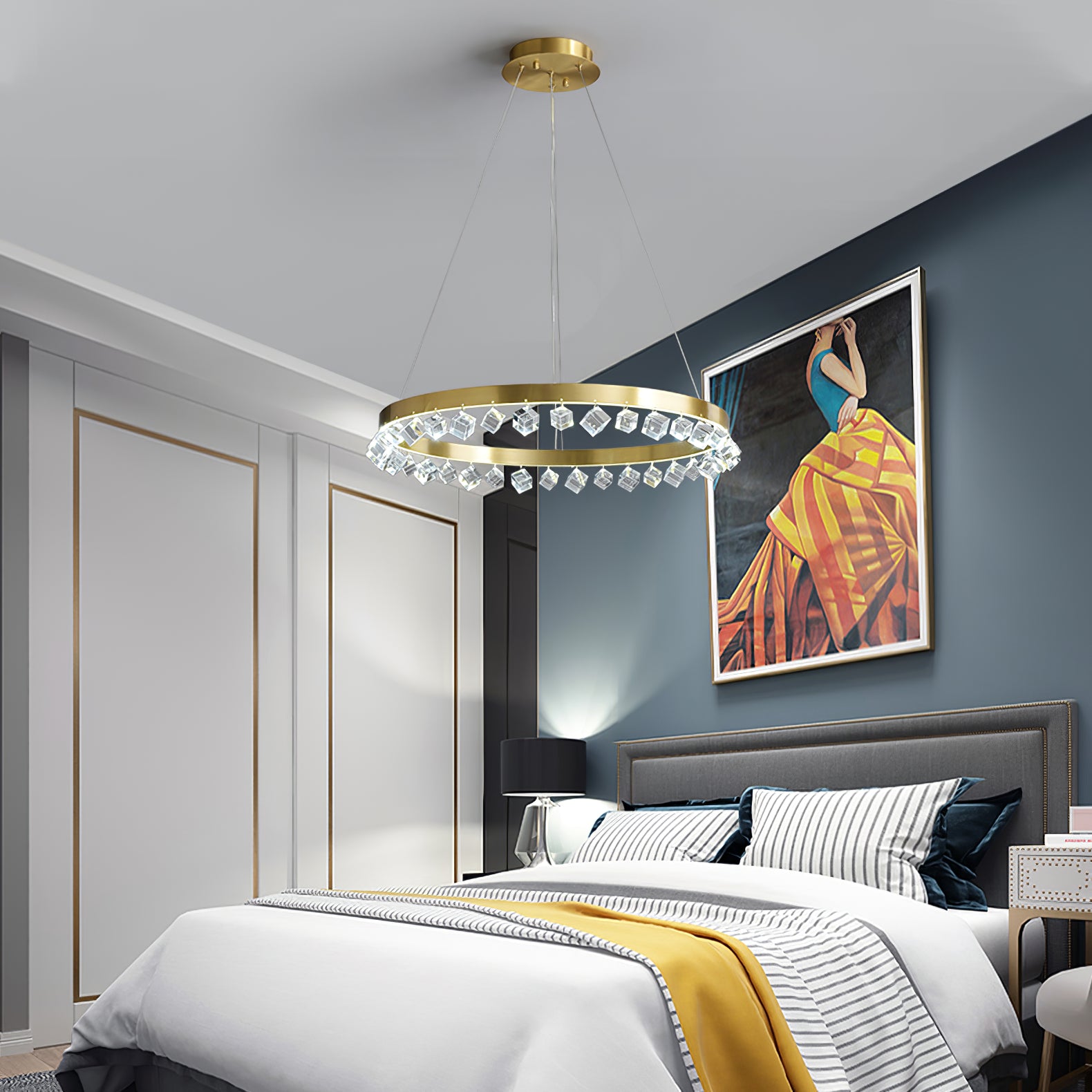 Loop Crystal Chandelier - Lumpaz