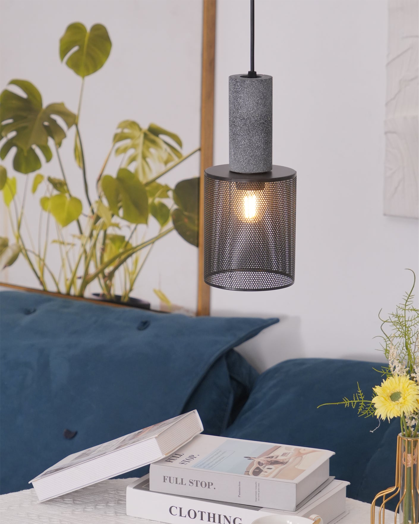 Concrete Industry Pendant Lamp - Lumpaz