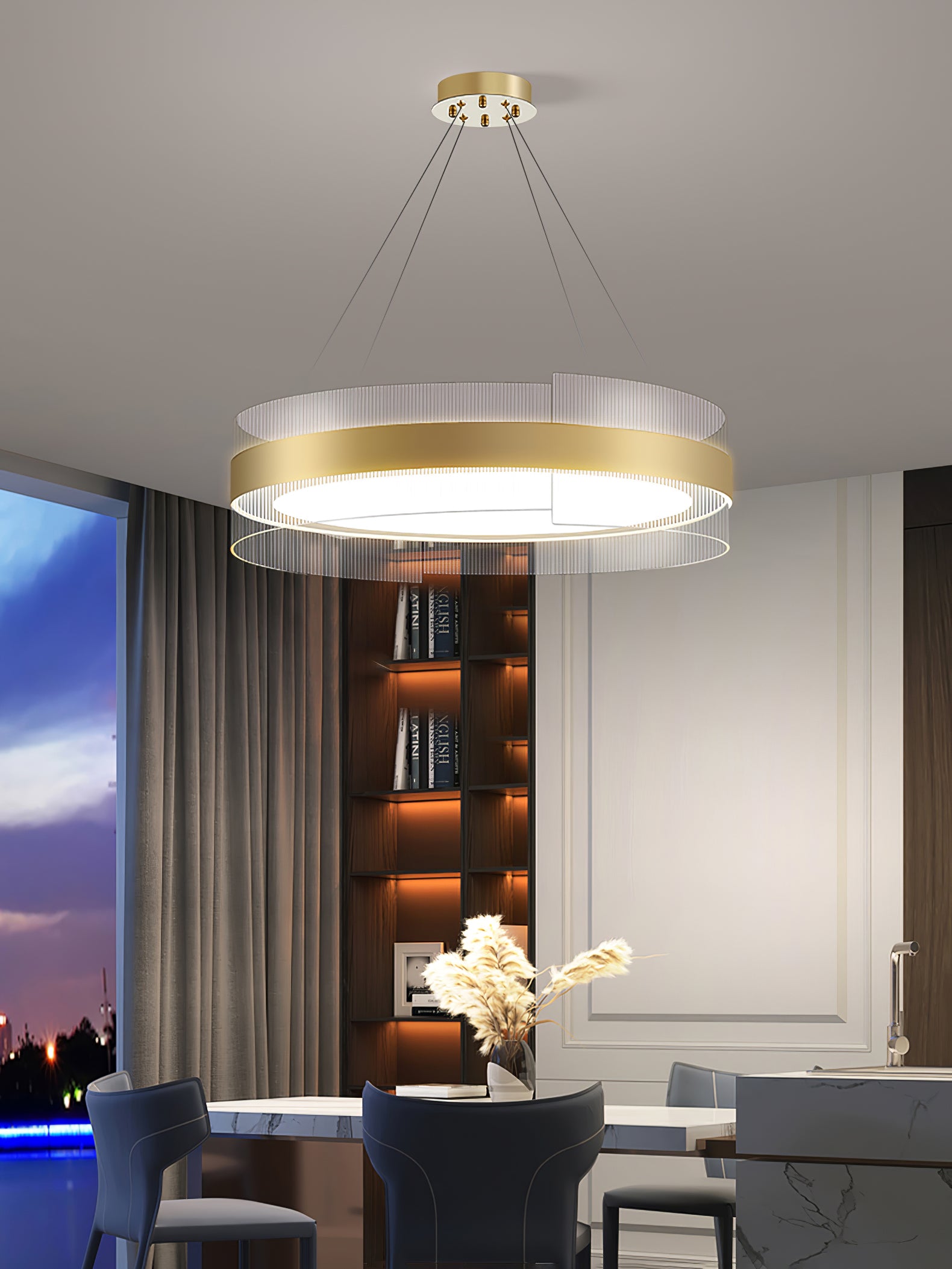 Genevieve Round LED Chandelier - Lumpaz