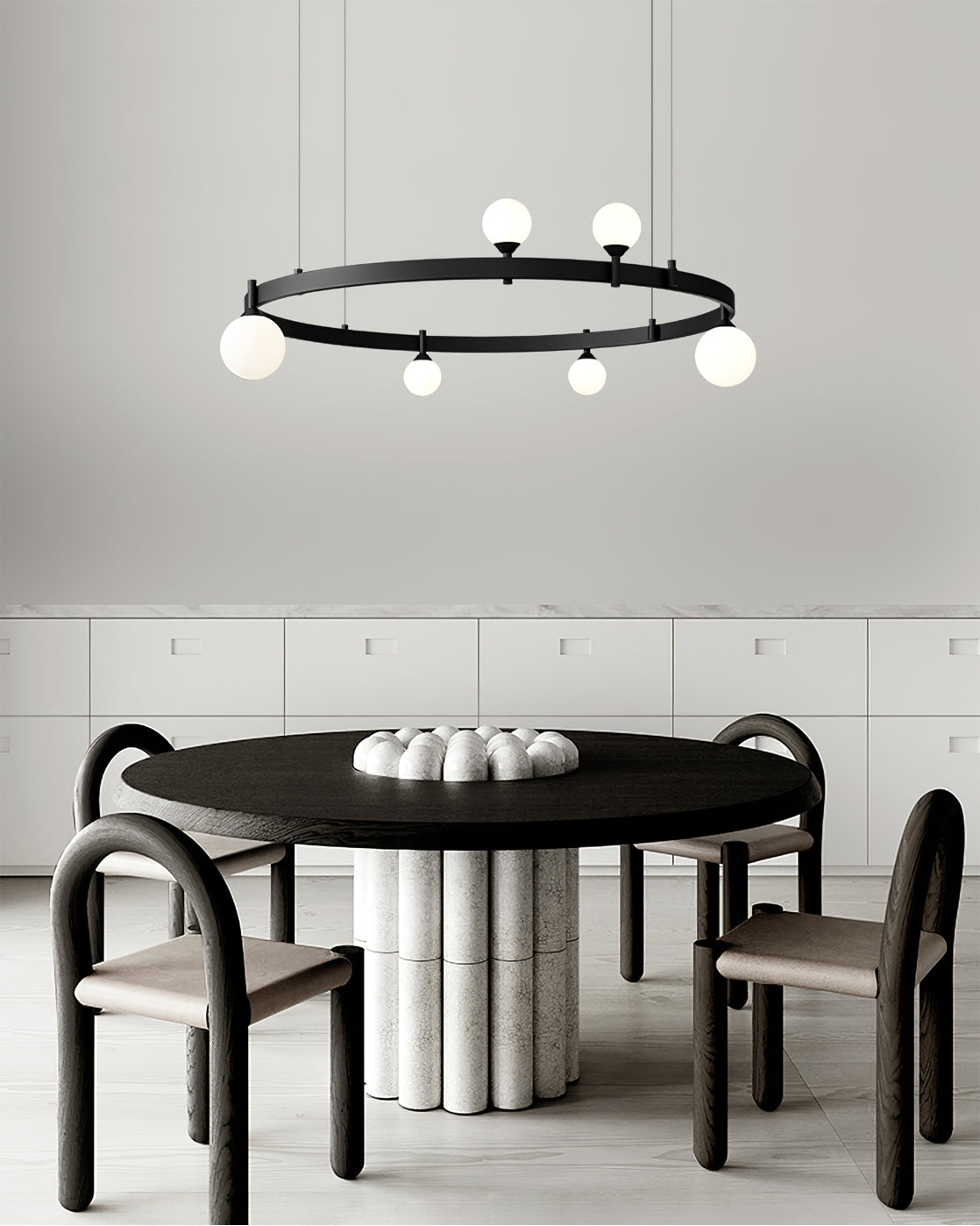 Stant Circular Chandelier - Lumpaz