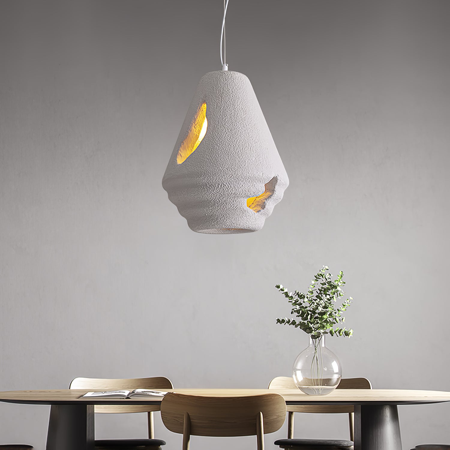 Wabi Sabi Resin Pendant Lamp - Lumpaz