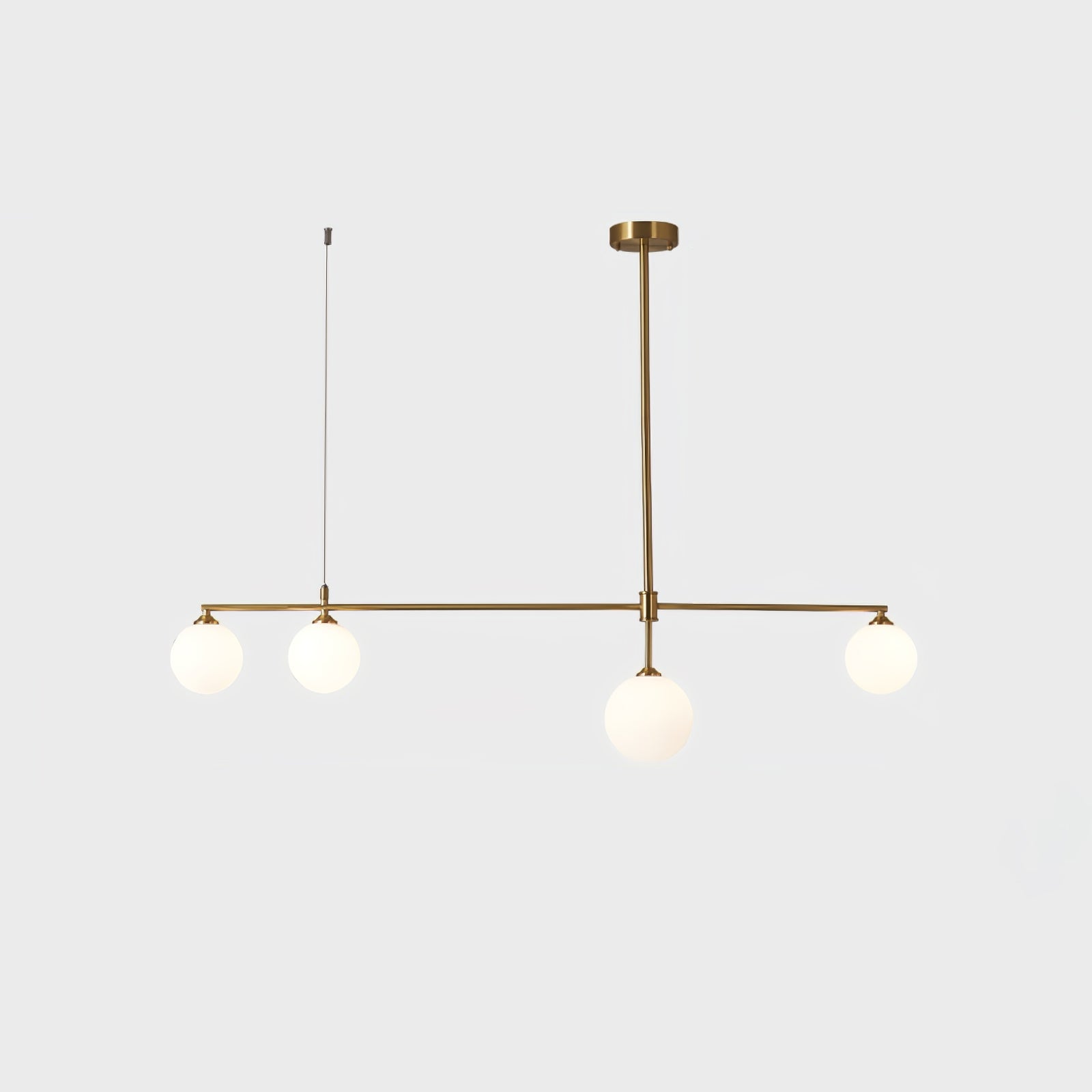 Brass Globe Chandelier - Lumpaz