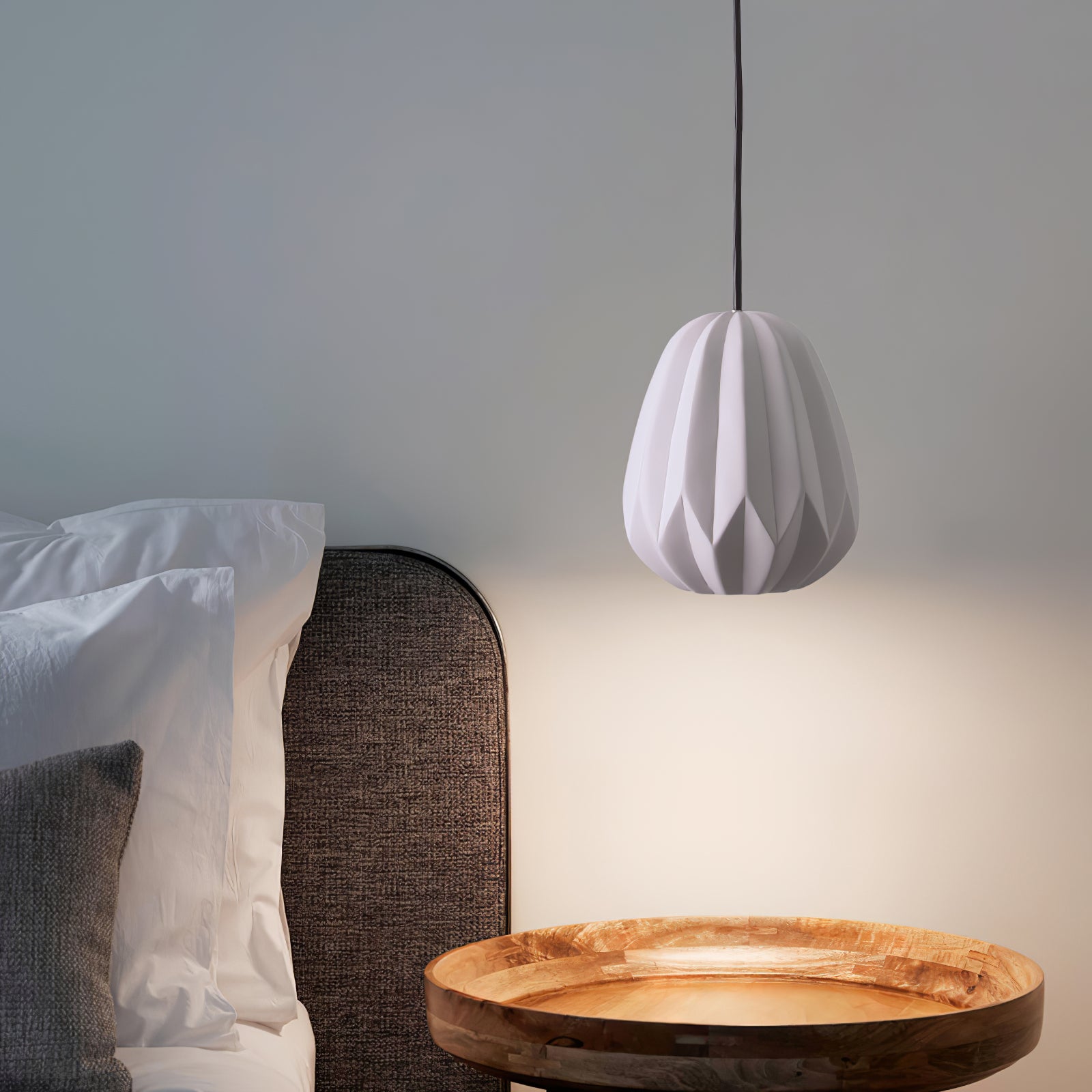 Papaya Resin Pendant Lamp - Lumpaz