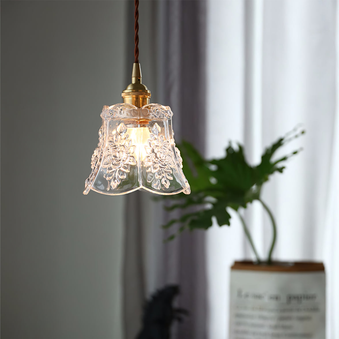 Flower Glass Pendant Lamp - Lumpaz