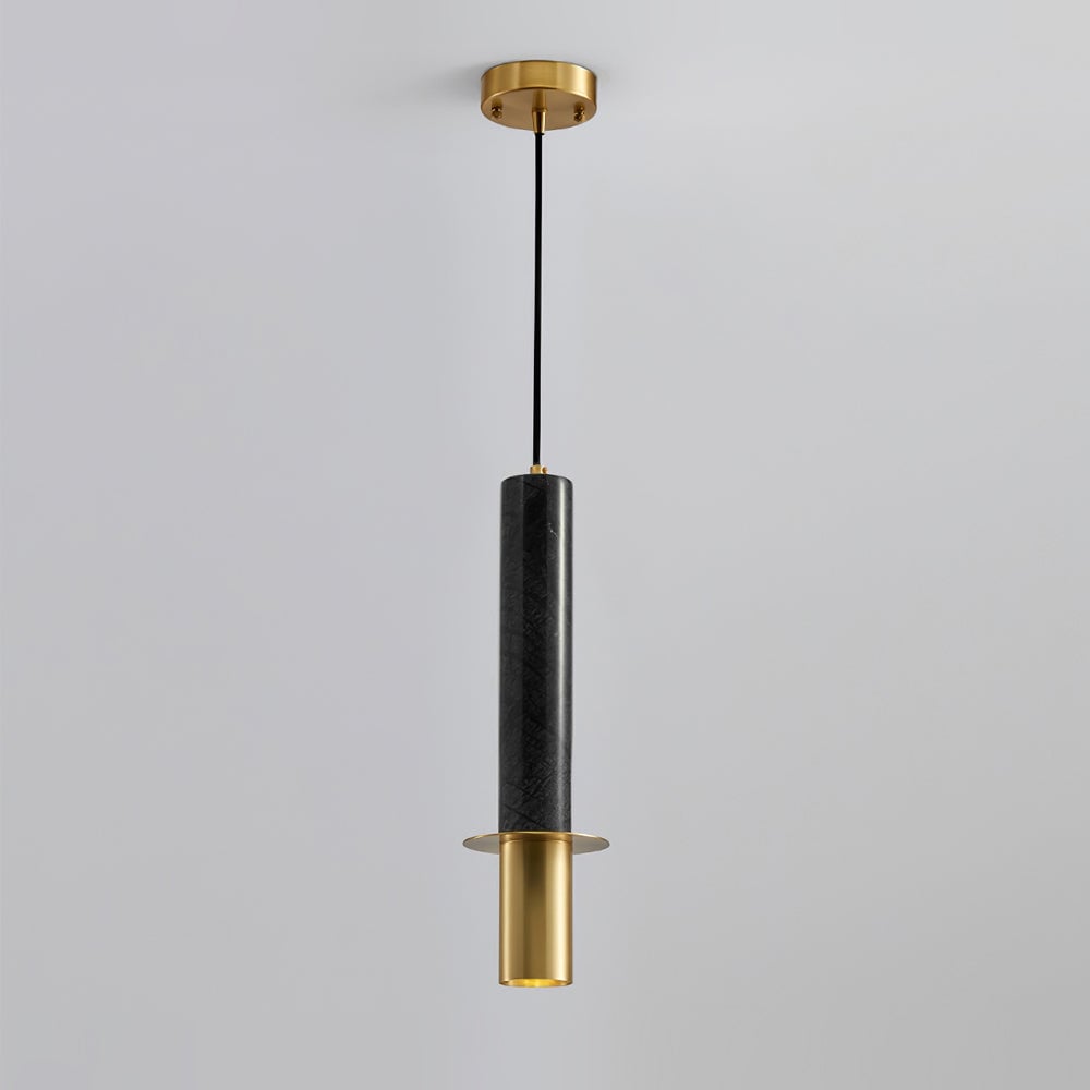 Marble Cylinder Pendant Light - Lumpaz