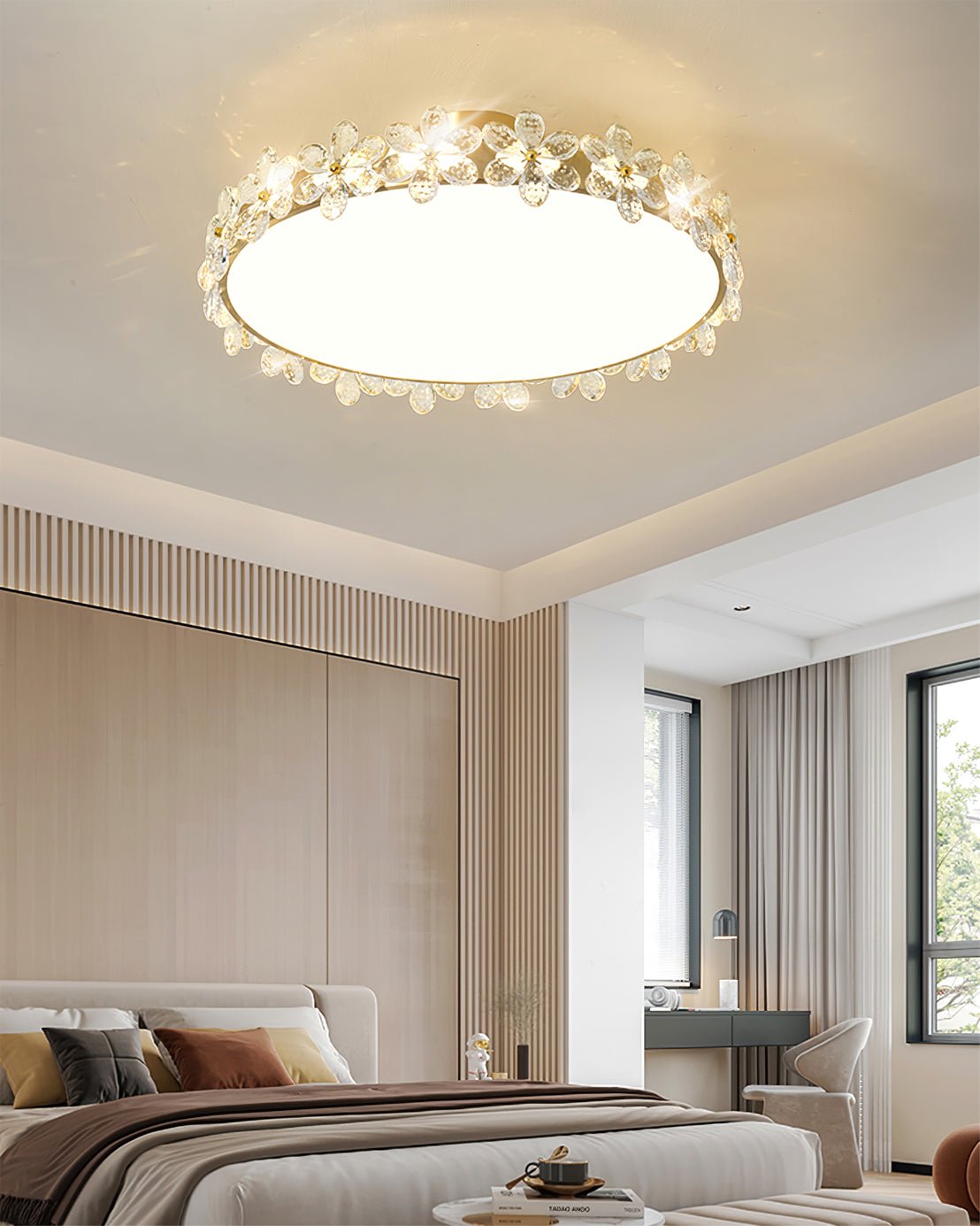 Petal Crystal Ceiling Lamp - Lumpaz