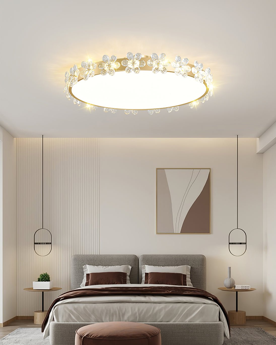 Petal Crystal Ceiling Lamp - Lumpaz