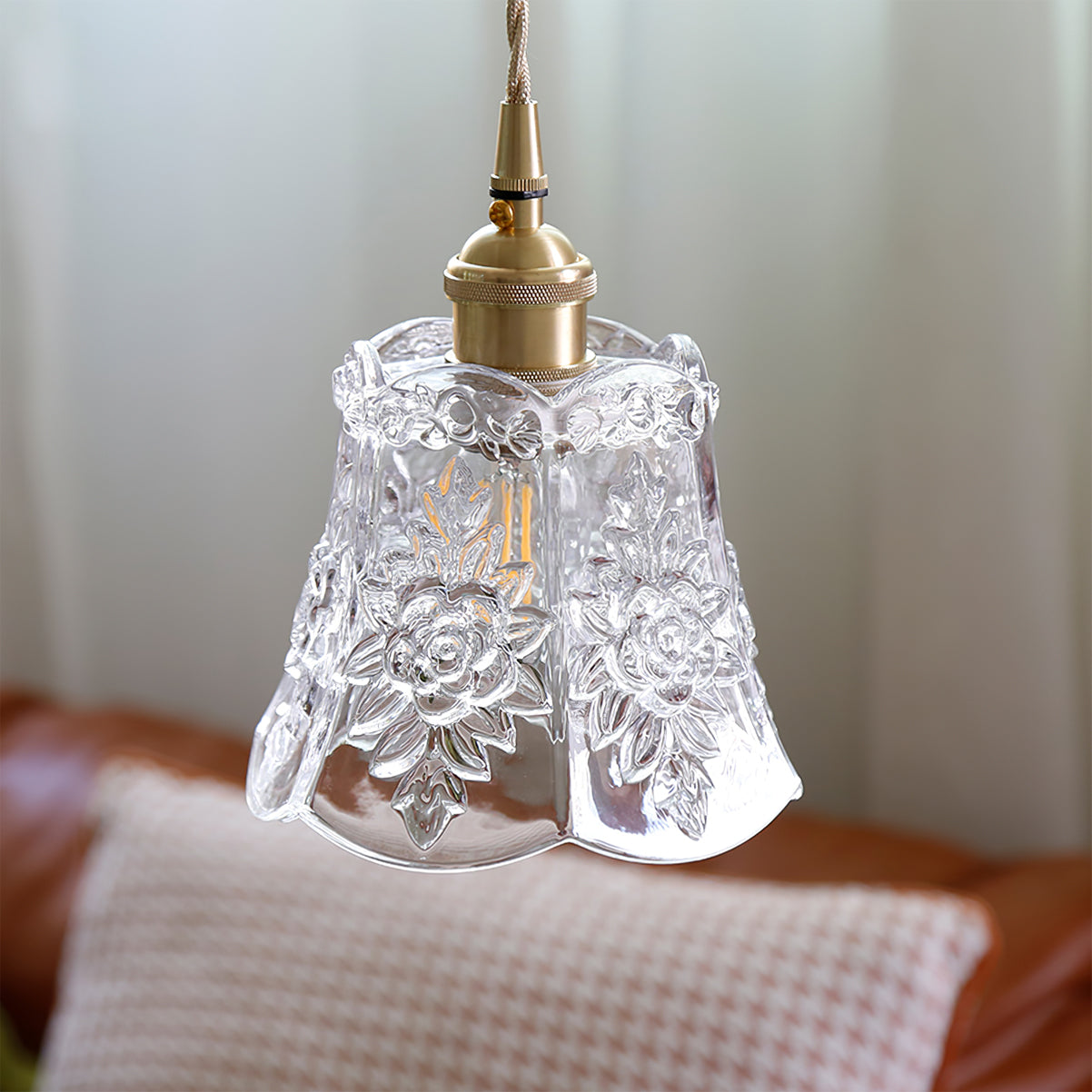 Flower Glass Pendant Lamp - Lumpaz