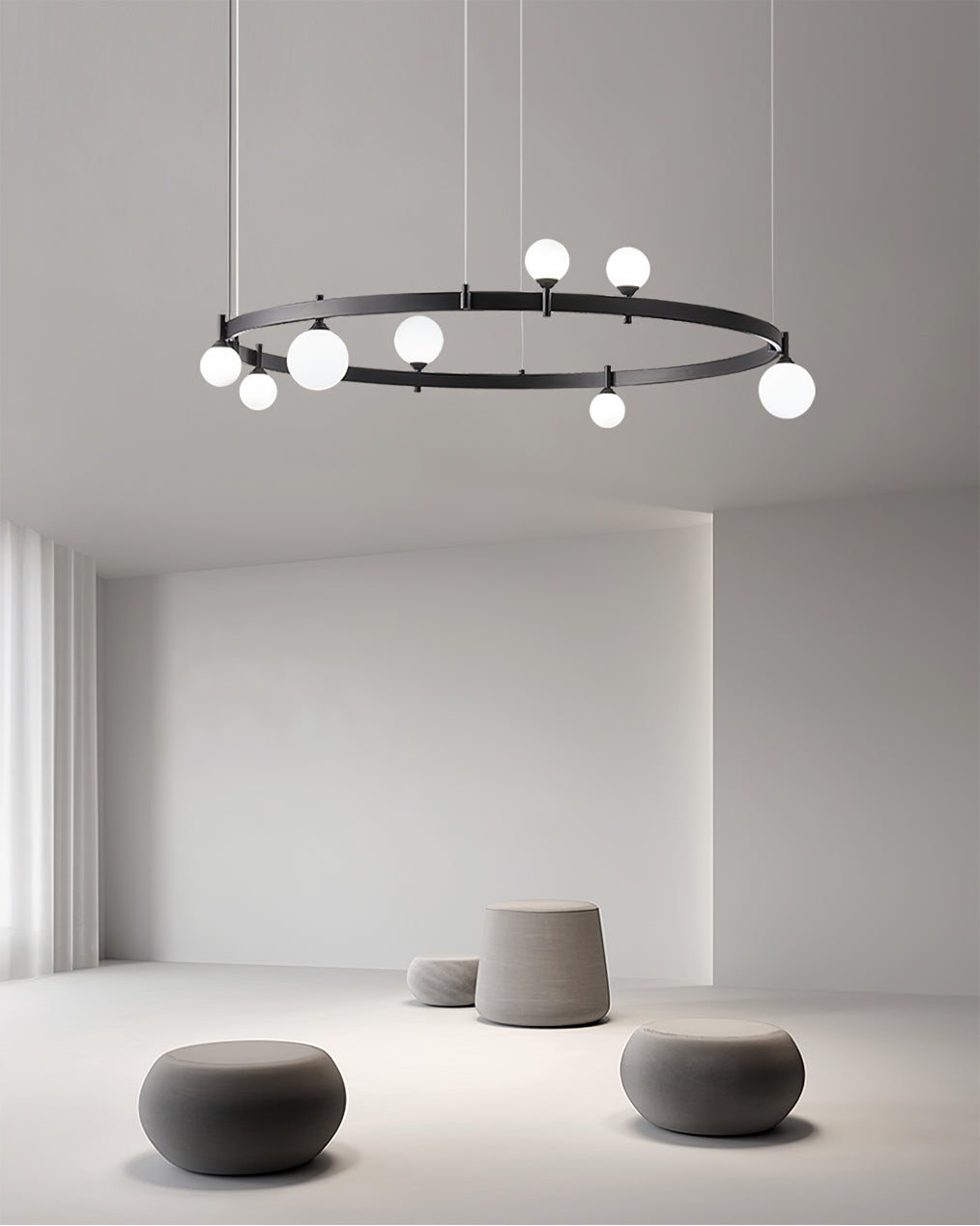 Stant Circular Chandelier - Lumpaz