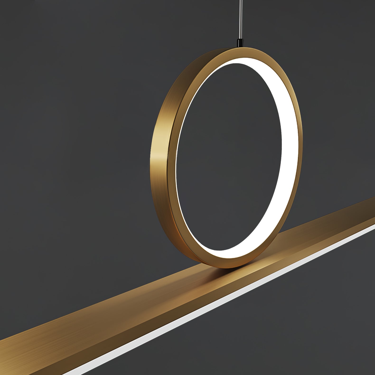 Circle Linear Pendant Lamp - Lumpaz