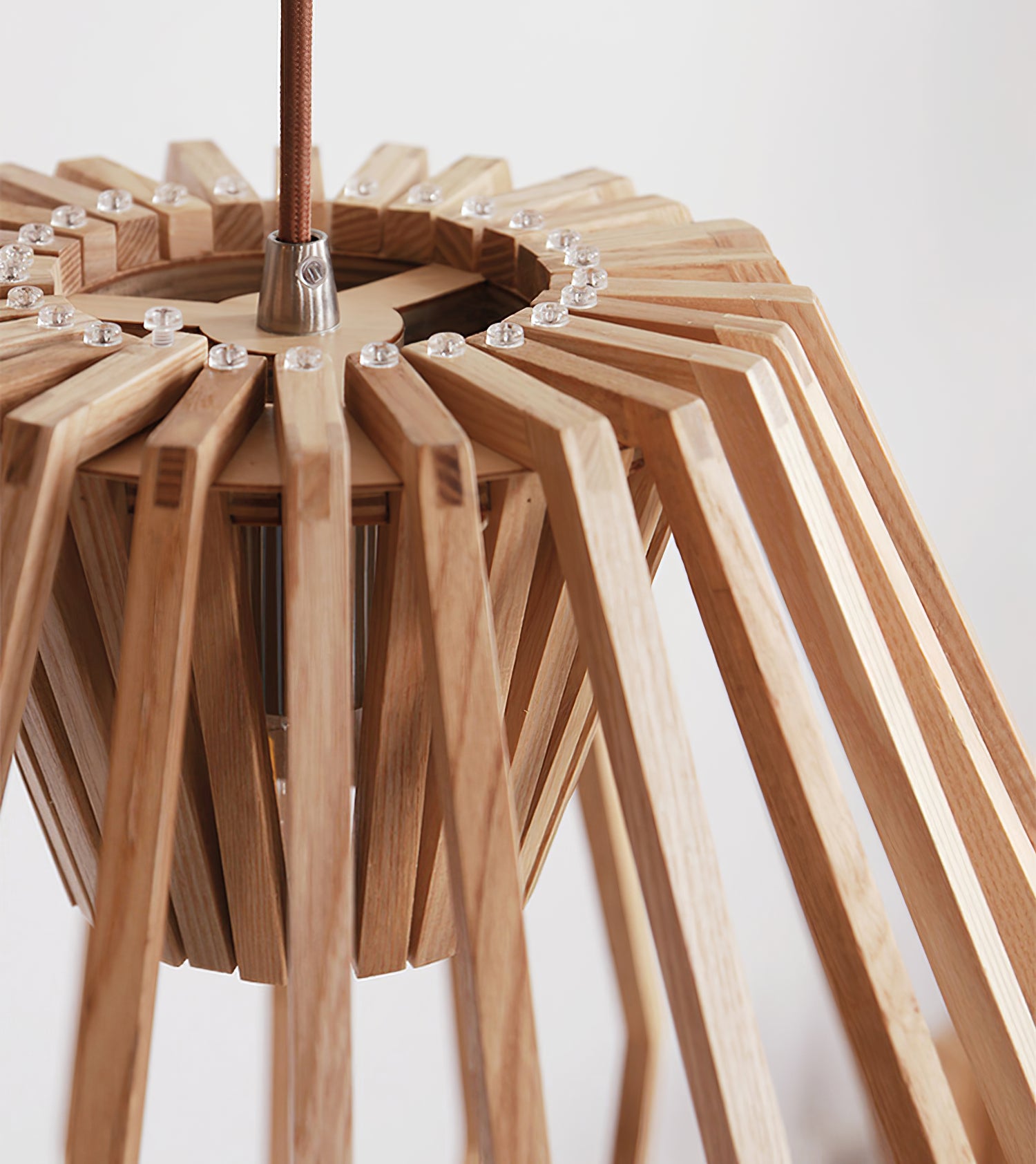 Wood Cage Pendant Lamp - Lumpaz