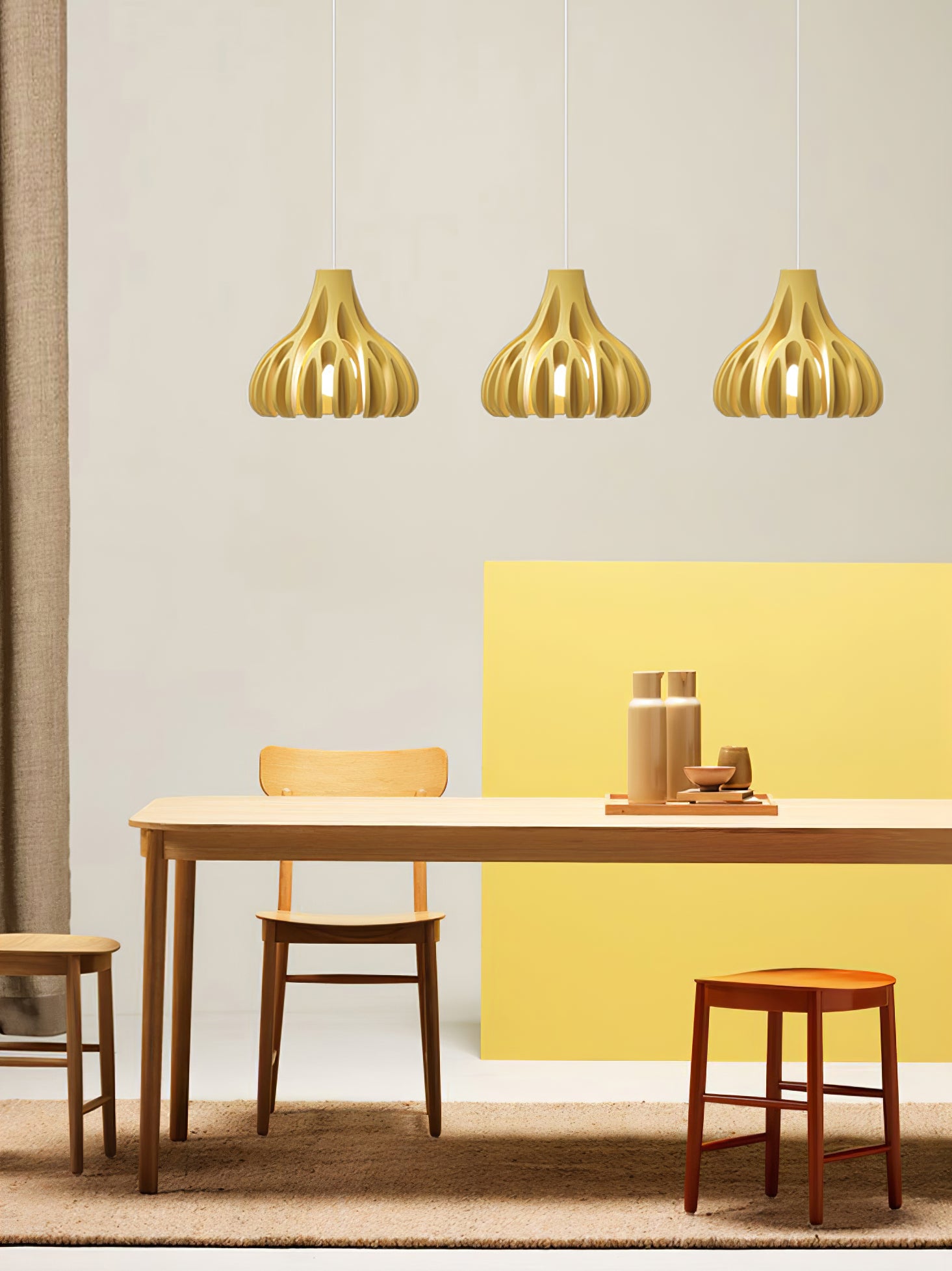 Coral Resin Pendant Lamp - Lumpaz