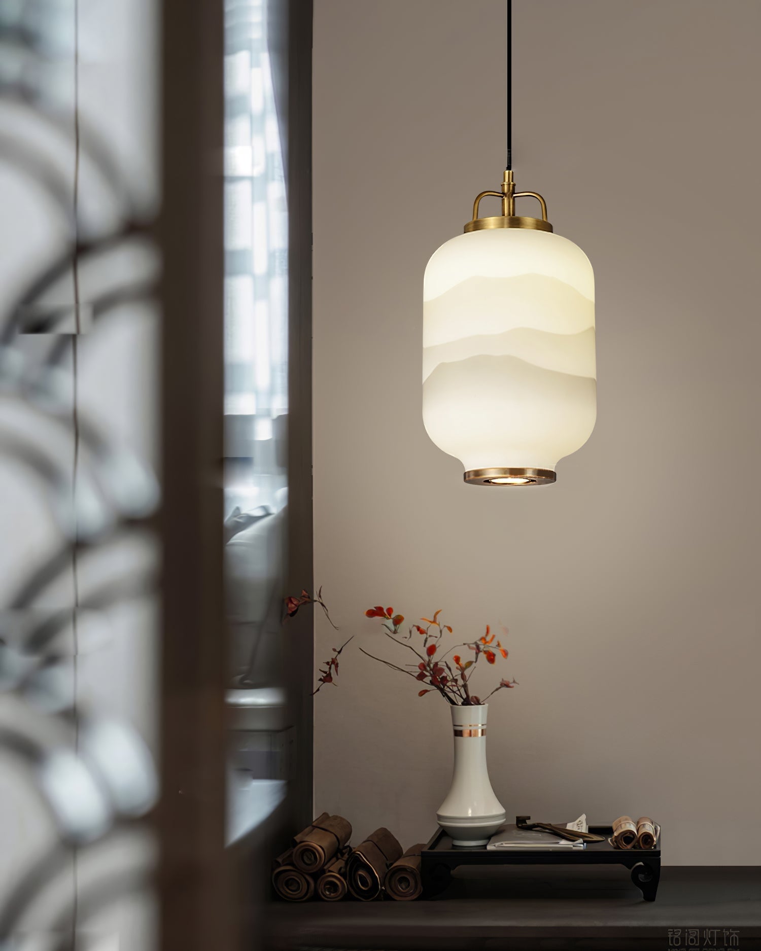 Ezio Tall Mini Glass Pendant Lamp - Lumpaz