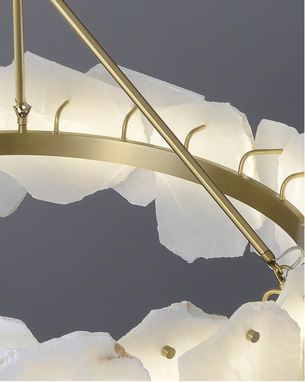 Burton Alabaster Chandelier - Lumpaz