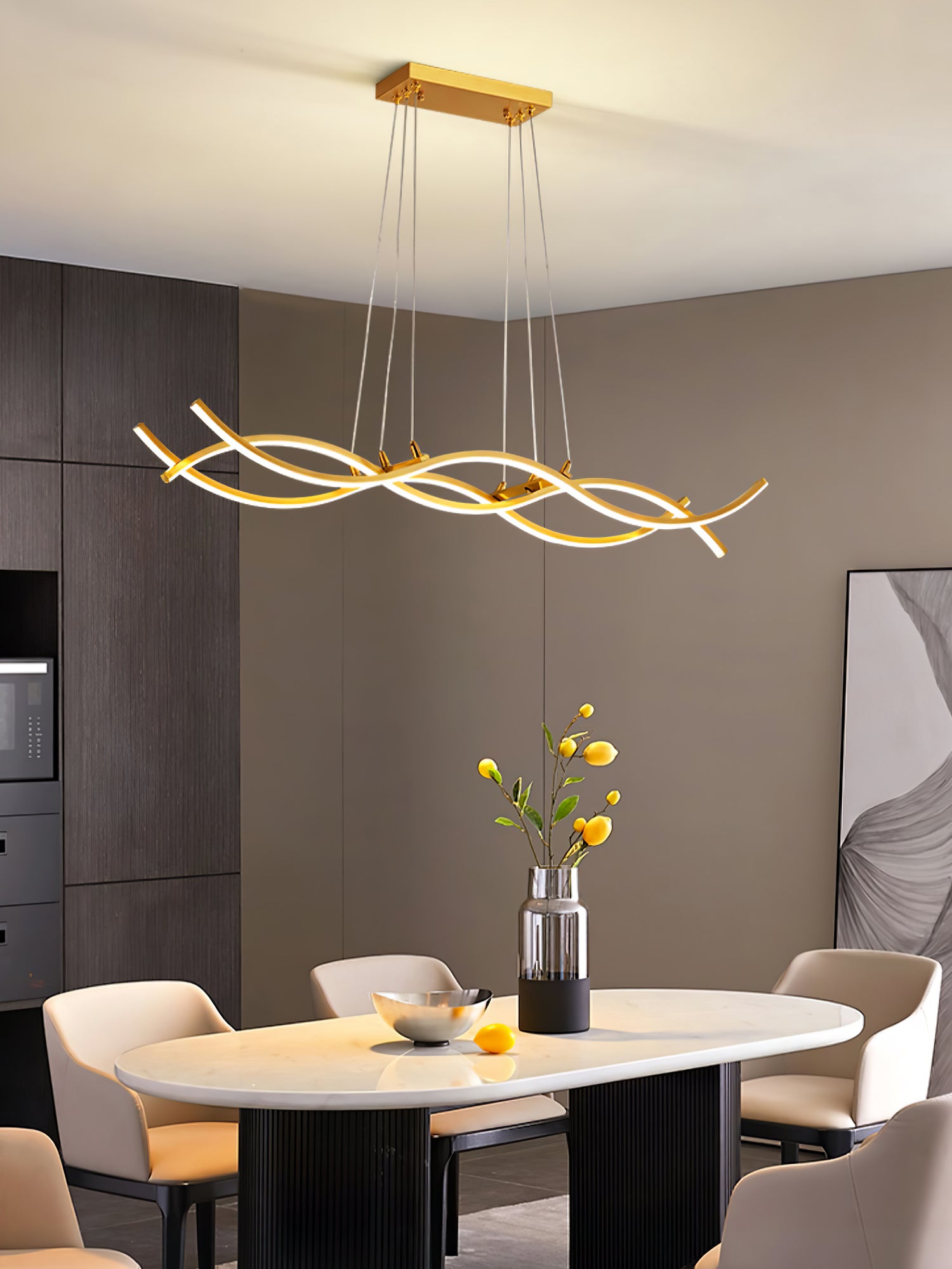 Wave Island Chandelier - Lumpaz