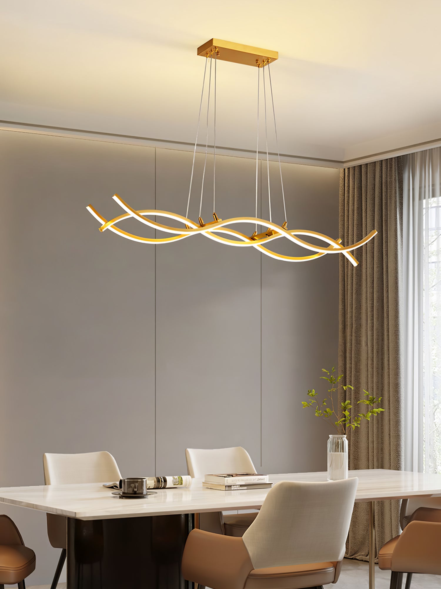 Wave Island Chandelier - Lumpaz