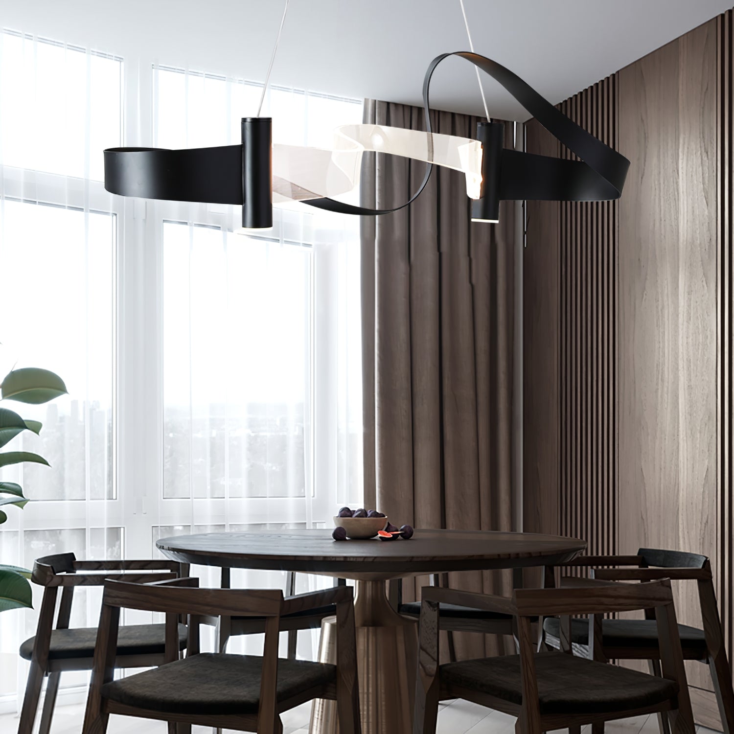 Zephyr LED Linear Chandelier - Lumpaz