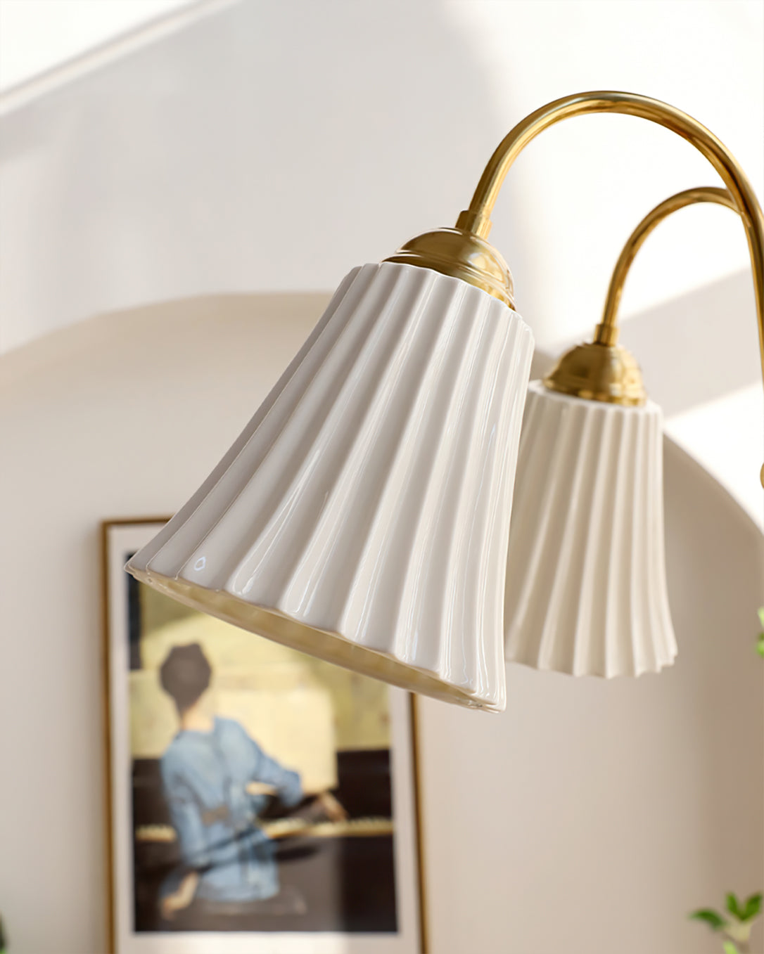 Asea Brass Chandelier - Lumpaz