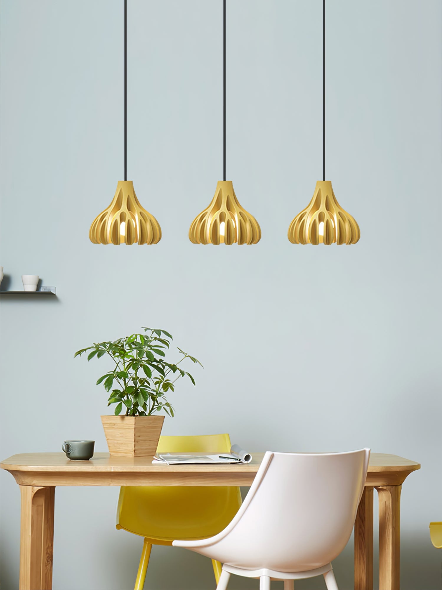 Coral Resin Pendant Lamp - Lumpaz