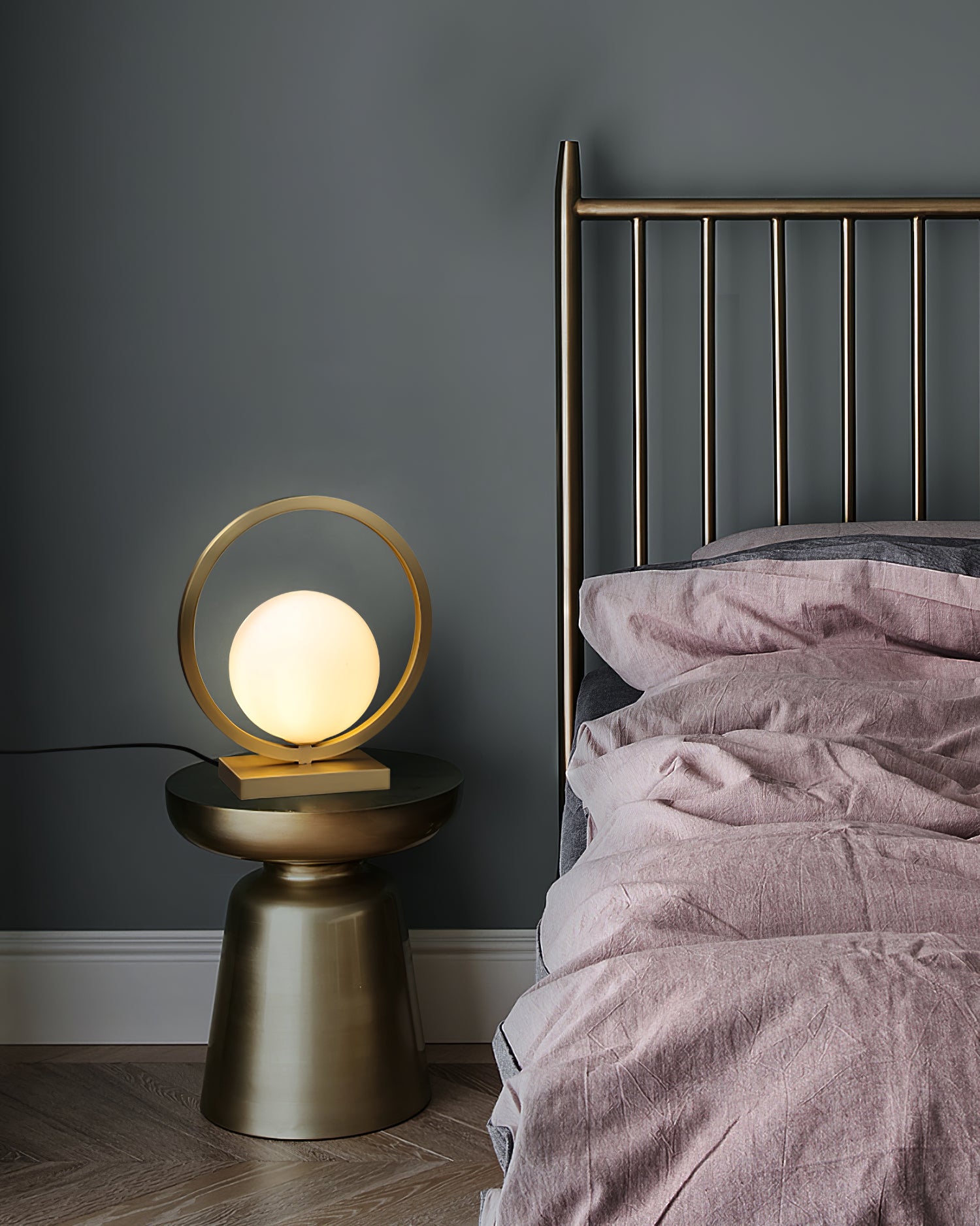 Lunar Brass Table Lamp - Lumpaz