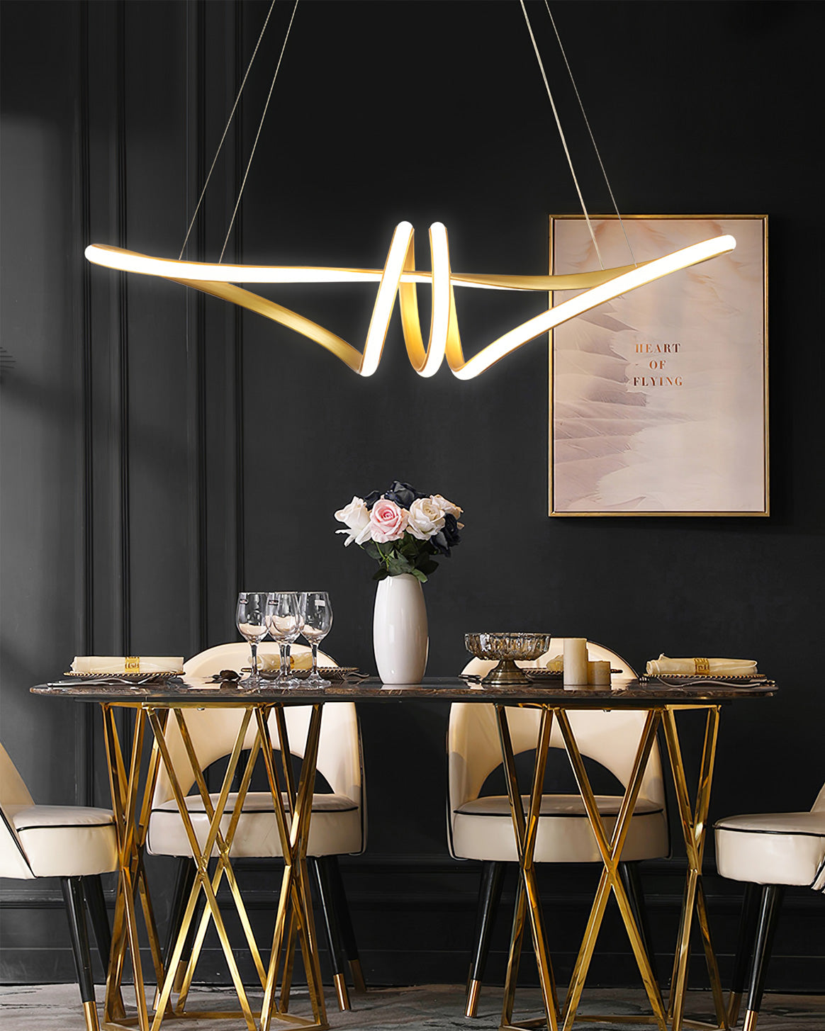Ribbon Chandelier - Lumpaz