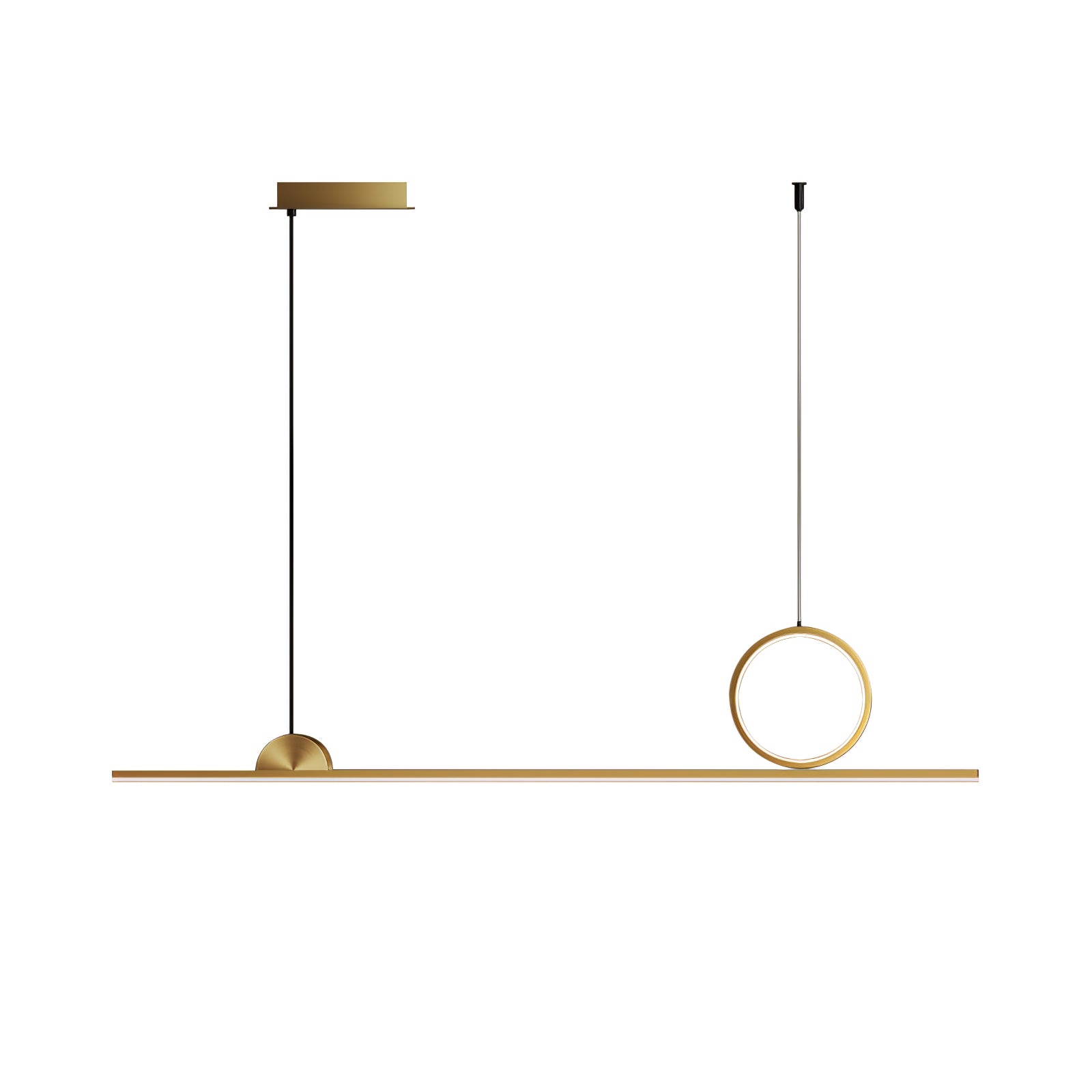 Circle Linear Pendant Lamp - Lumpaz