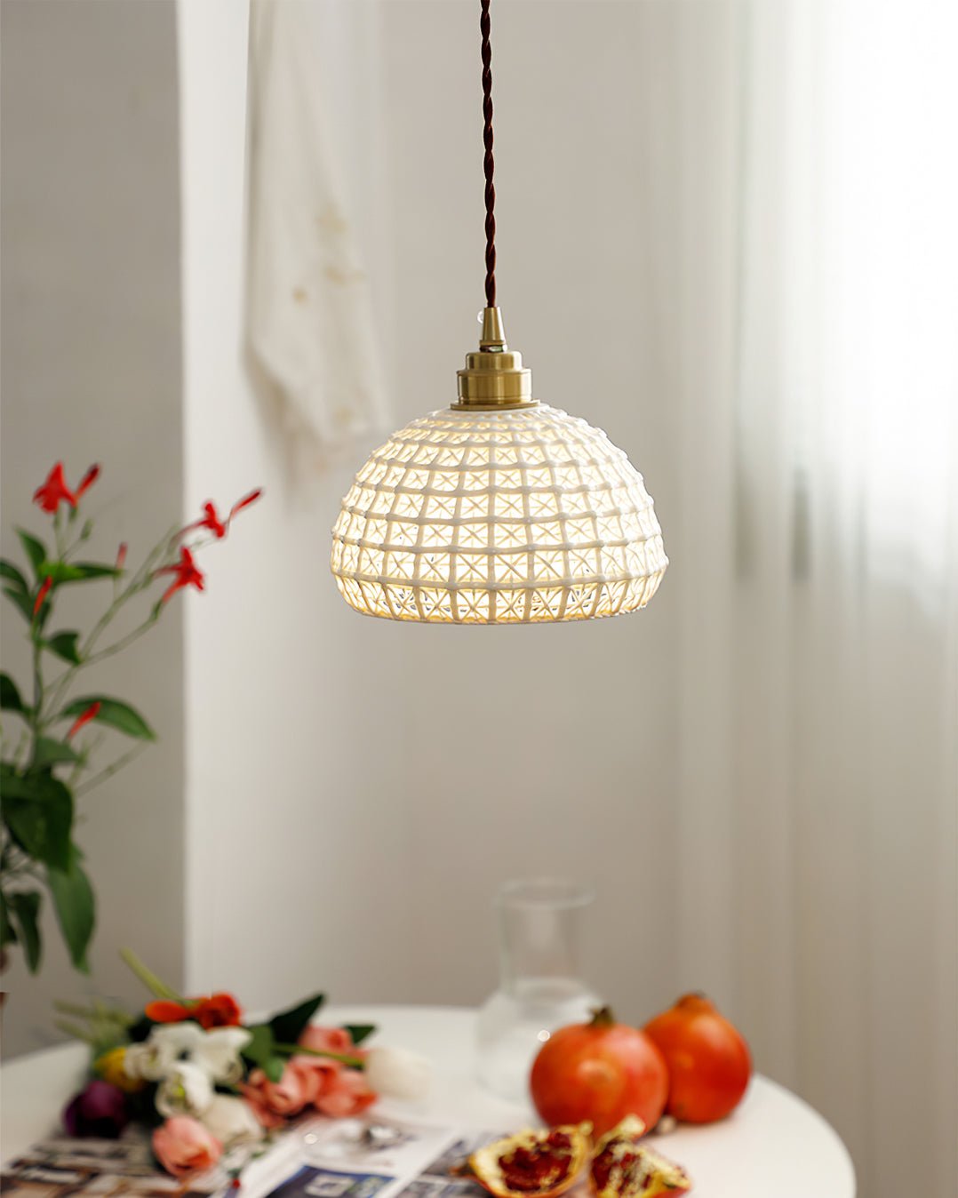 Modern Ceramic Pendant Light - Lumpaz