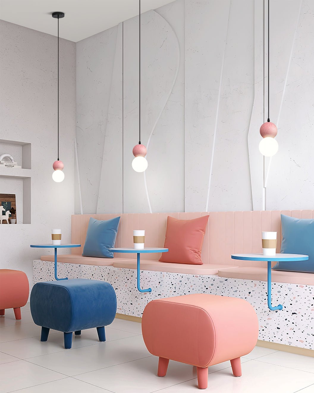 Ball Terrazzo Pendant Lamp - Lumpaz