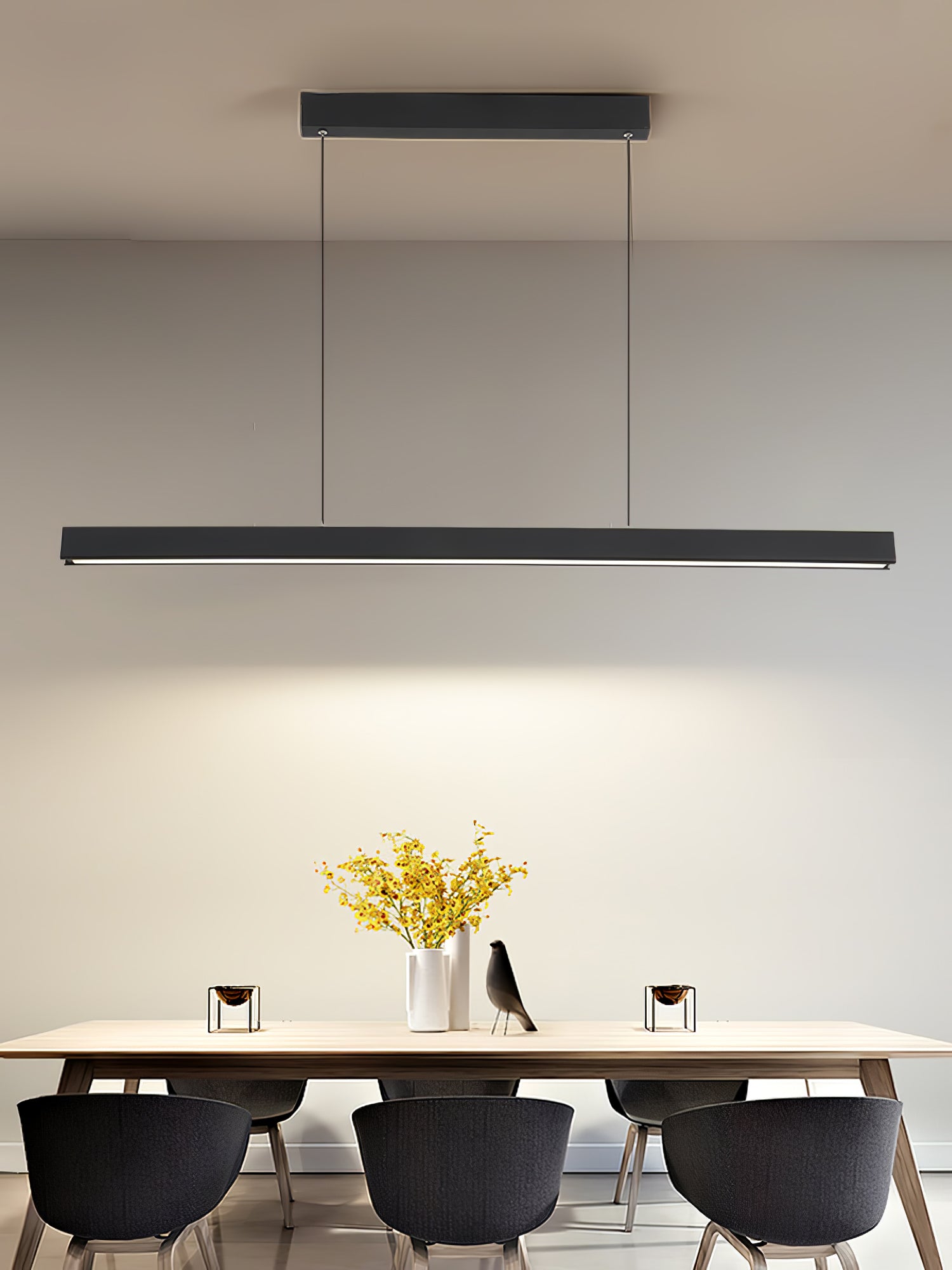 Edge Linear Island Chandelier - Lumpaz