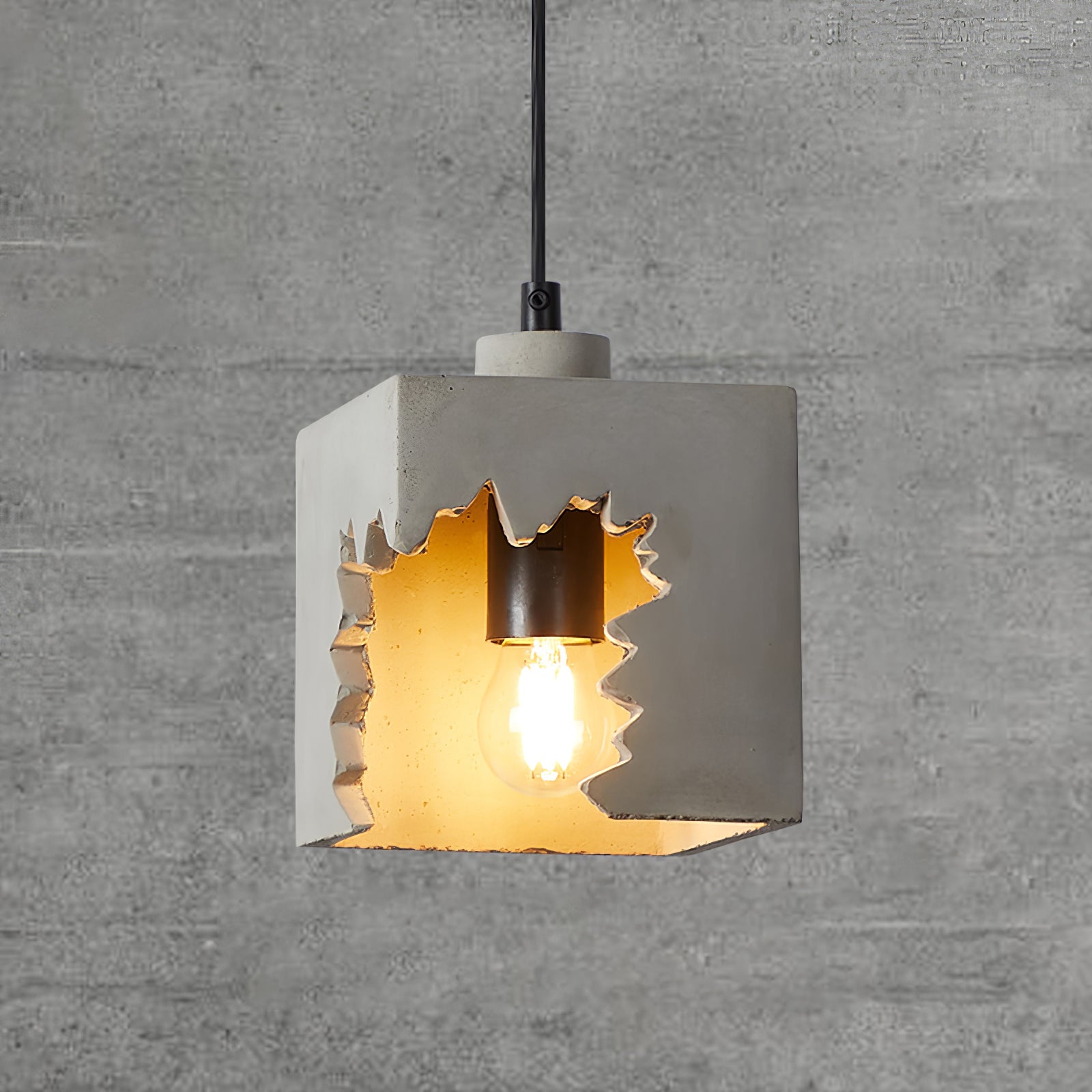Cement Hanging Lamp - Lumpaz