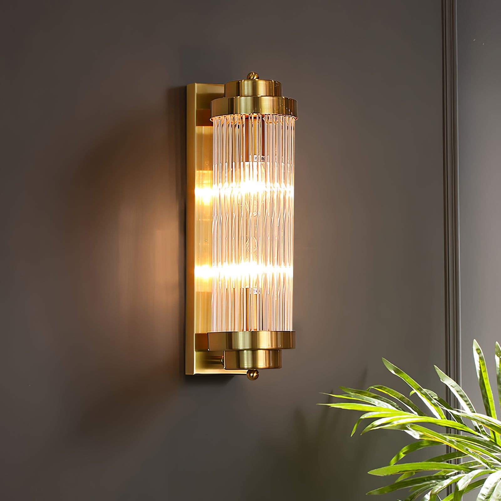 Pillar Offset Wall Lamp - Lumpaz