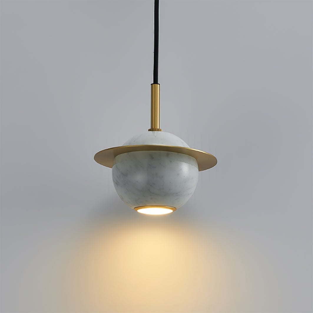 Marble Sphere Pendant Lamp - Lumpaz