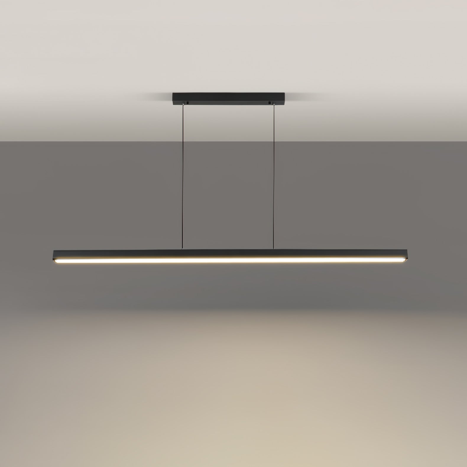 Edge Linear Island Chandelier - Lumpaz
