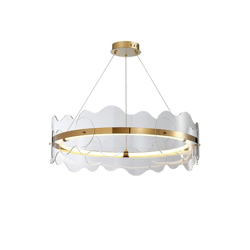 Acrylic Wave Chandelier - Lumpaz