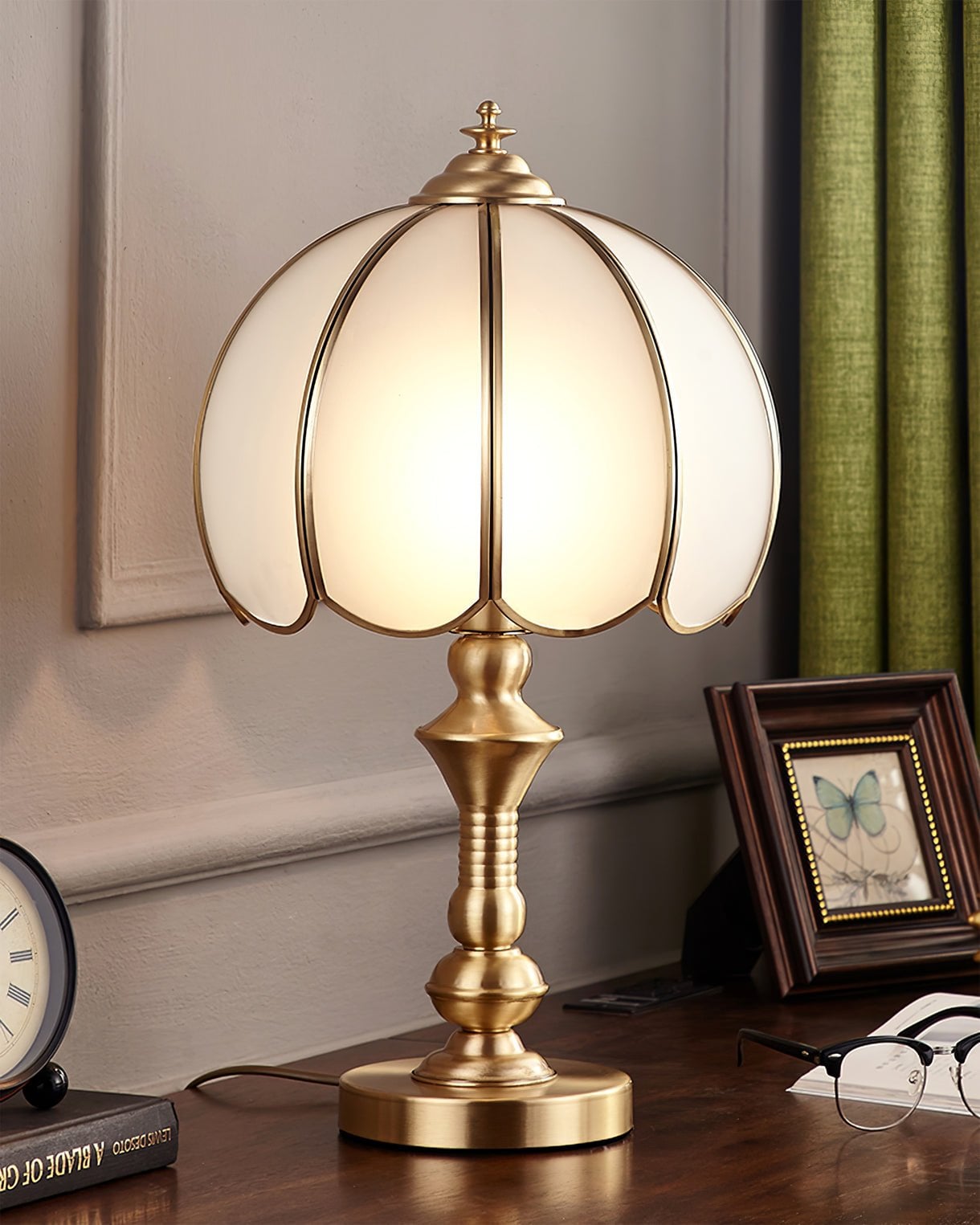 Tomyeus Brass Table Lamp - Lumpaz