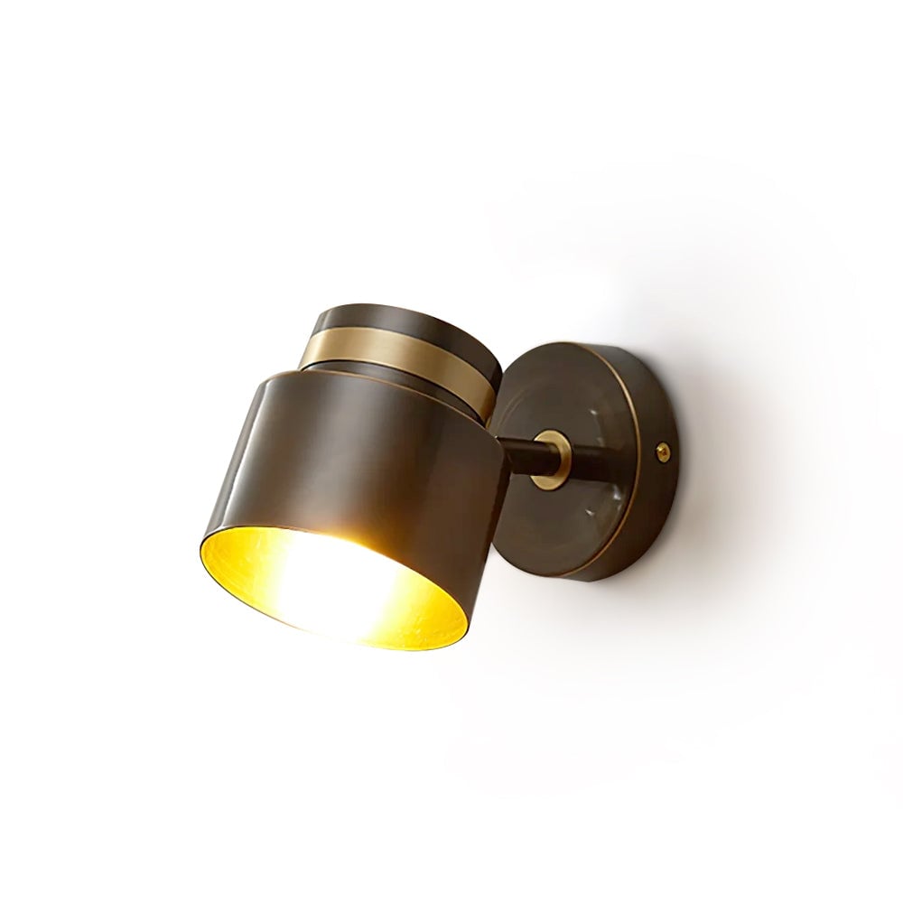 Brass Cylinder Wall Lamp - Lumpaz