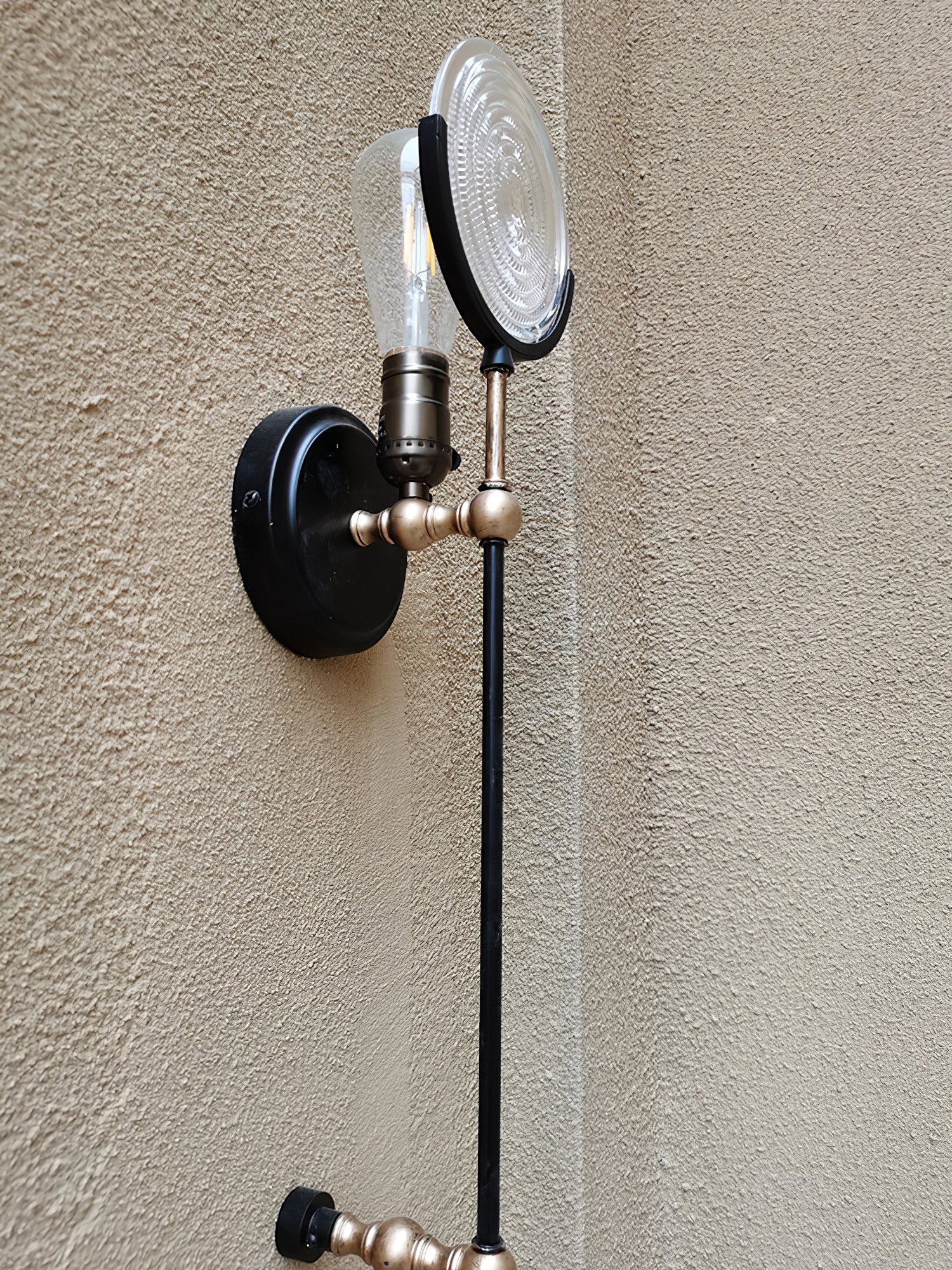 Steampunk Wall Lamp - Lumpaz