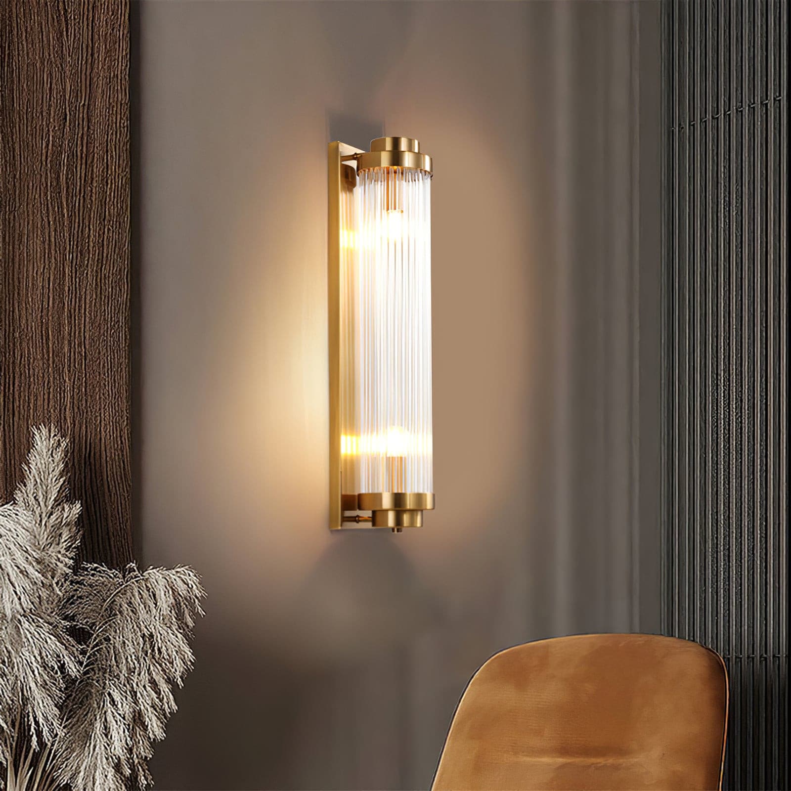 Pillar Offset Wall Lamp - Lumpaz