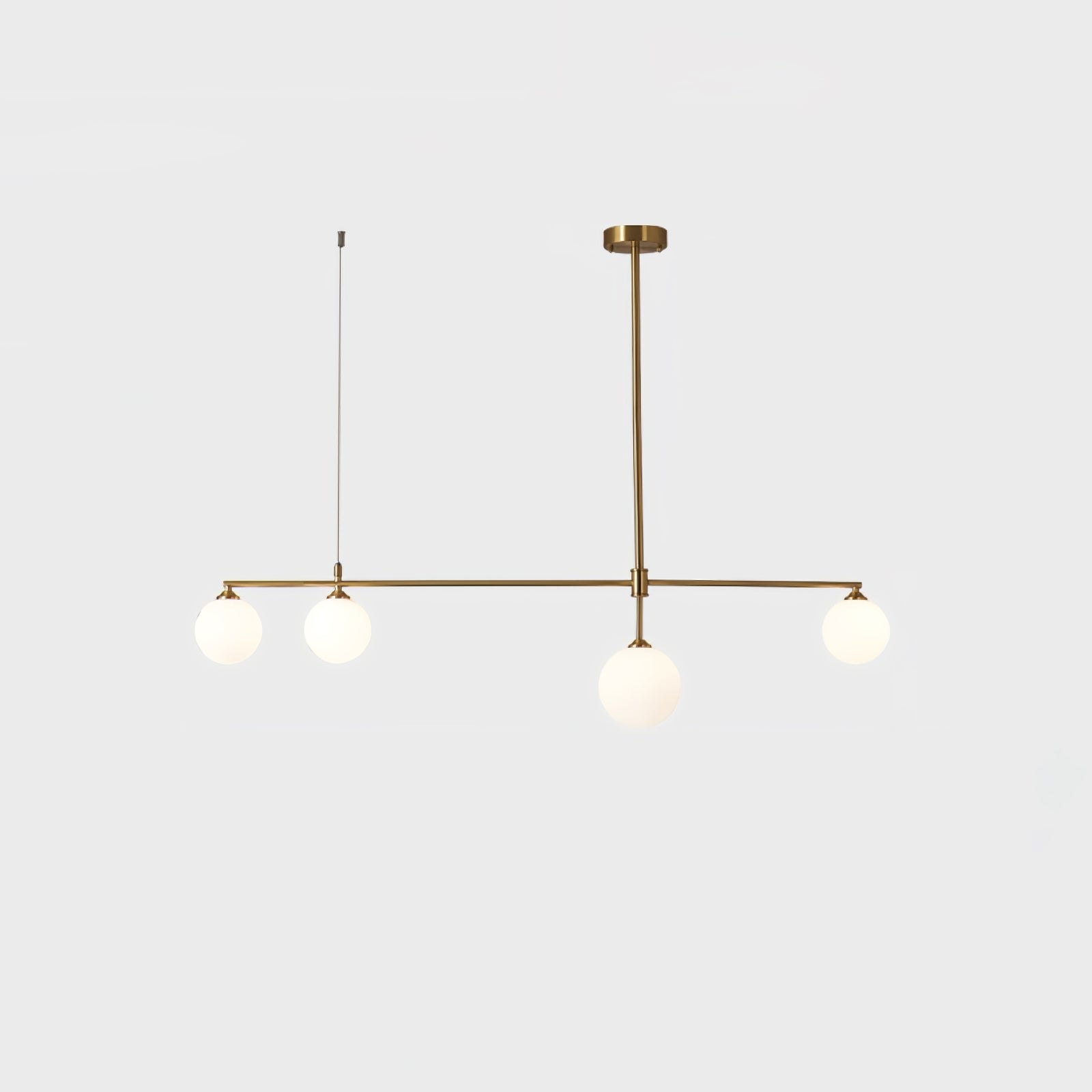 Brass Globe Chandelier - Lumpaz