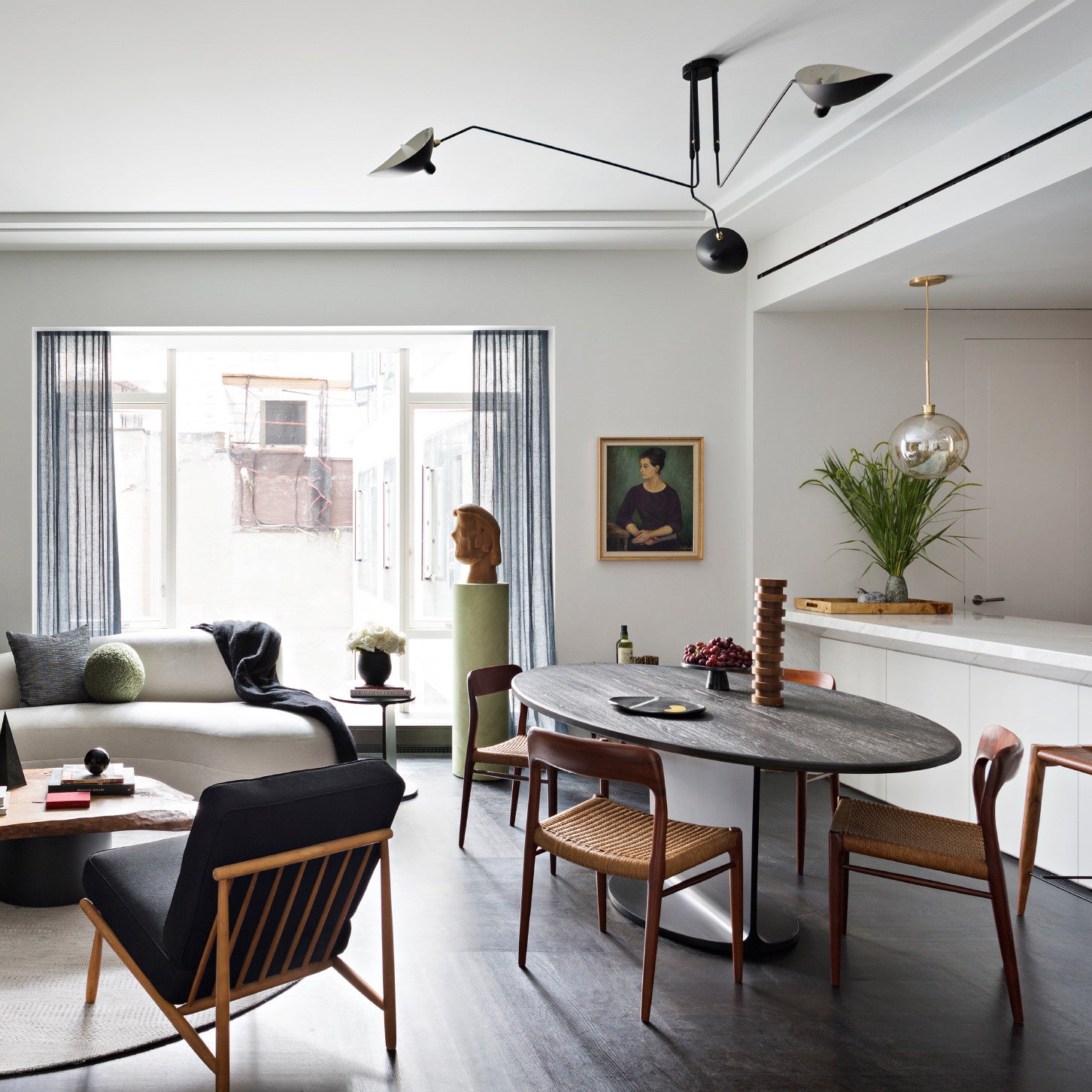 Serge Mouille Ceiling Light A - Lumpaz