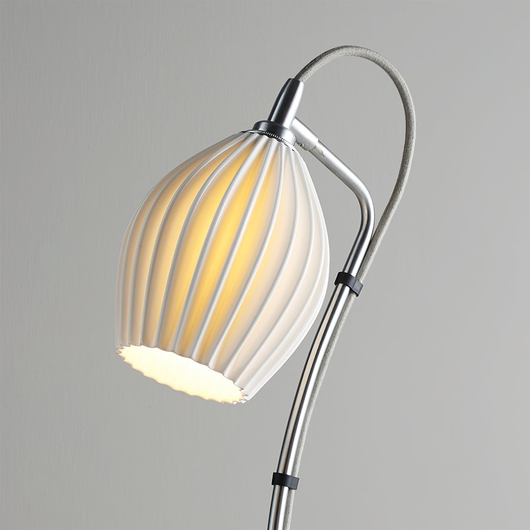 Ceramic Ribbed Table Lamp - Lumpaz