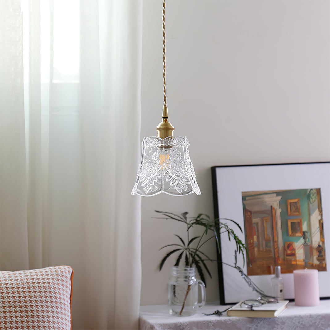 Flower Glass Pendant Lamp - Lumpaz