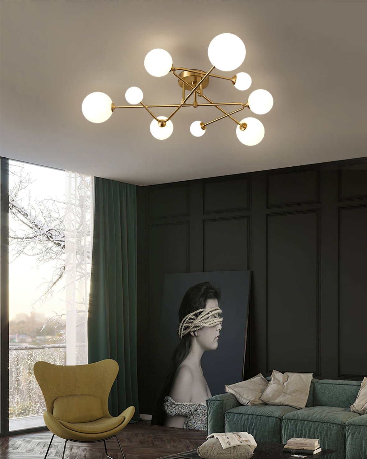 Sputnik Ceiling Lamp - Lumpaz
