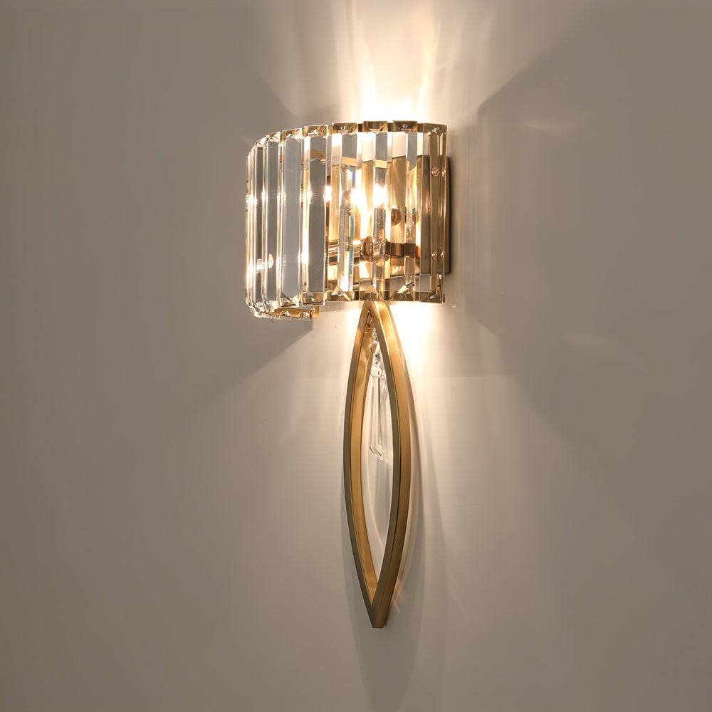 Arc Prismatic Crystal Wall Lamp - Lumpaz