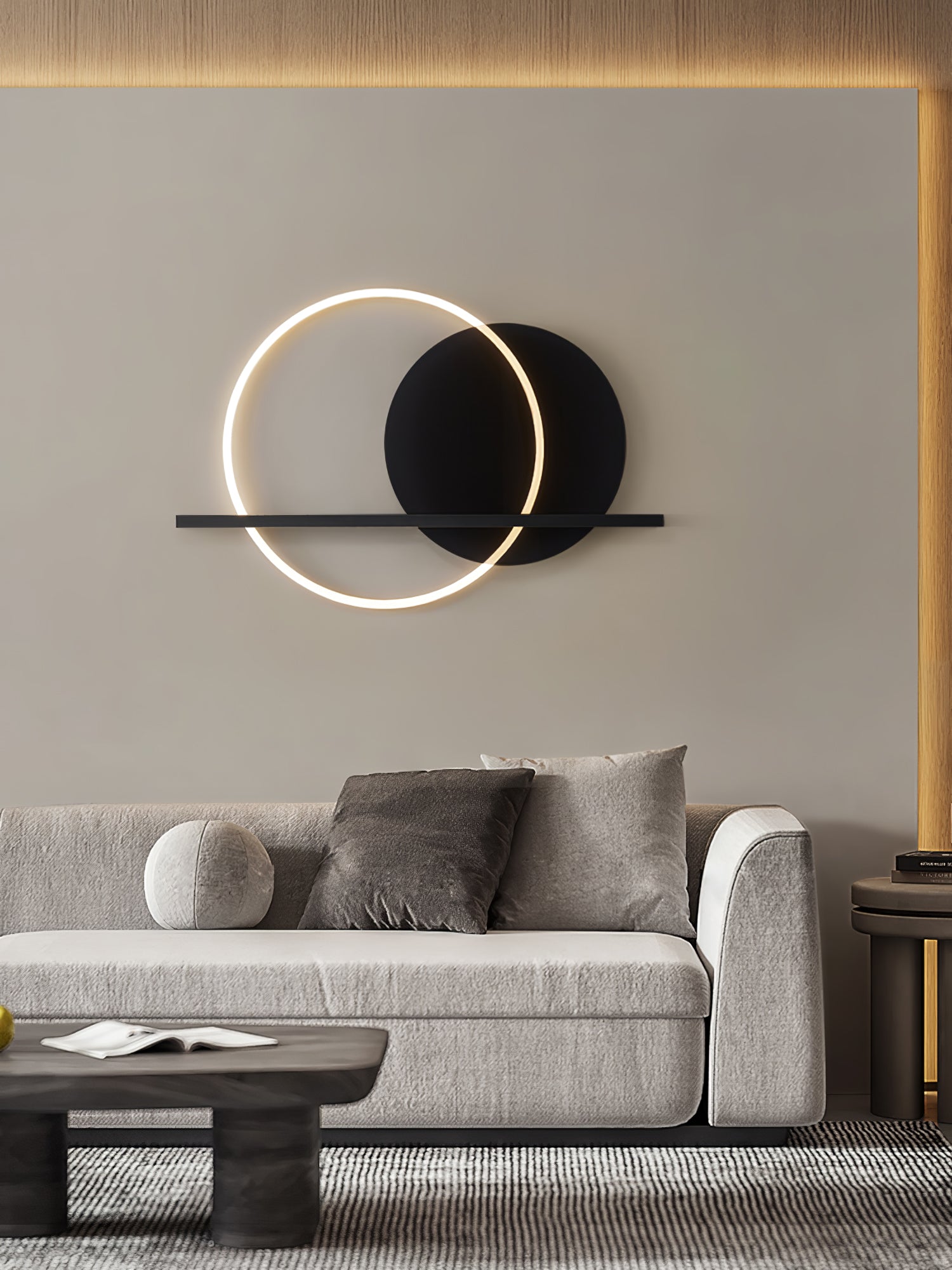 Round Cut Wall Lamp - Lumpaz